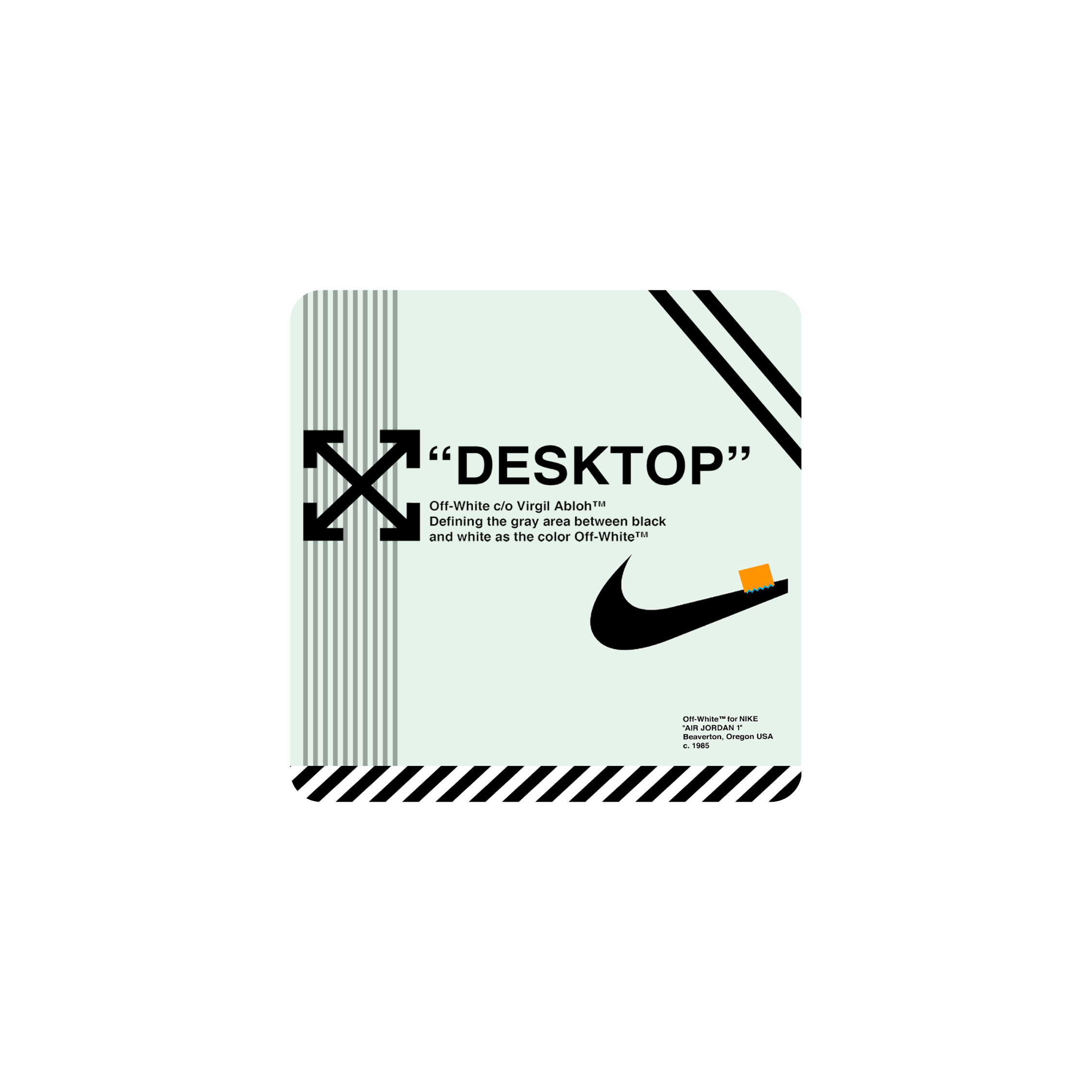Mousepad OffWhite 40x40 PRO | Custom