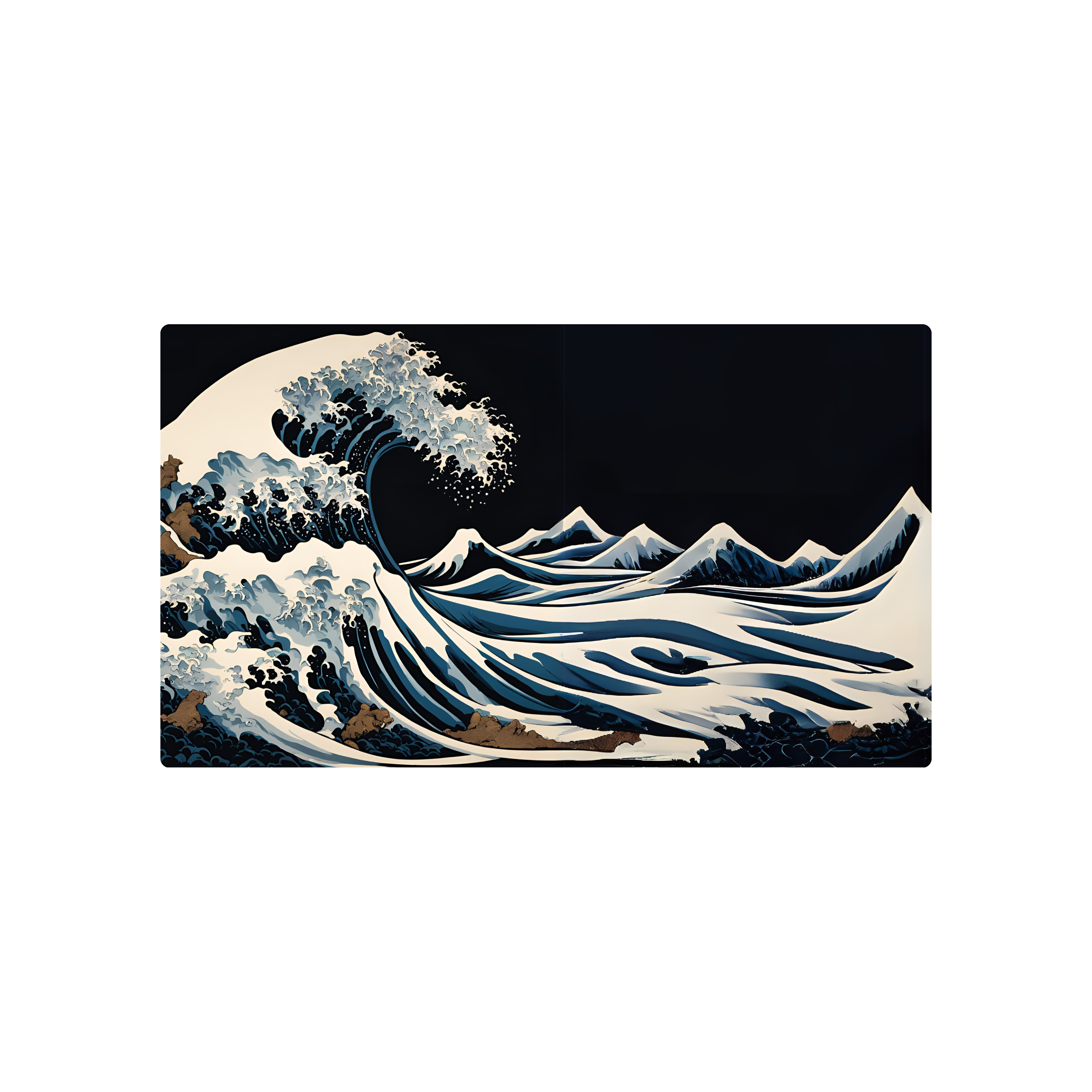Mousepad Ola kanagawa 70x40 Classic | Custom