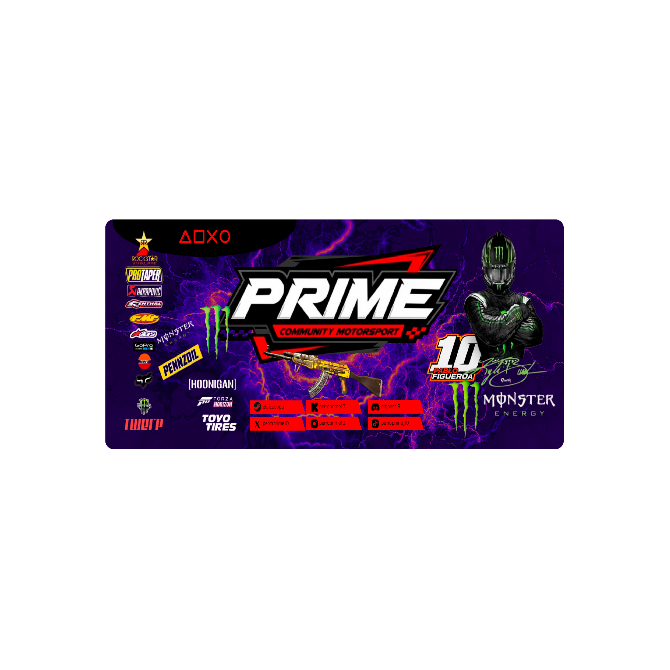 Mousepad Pablo 120x60 PRO | Custom