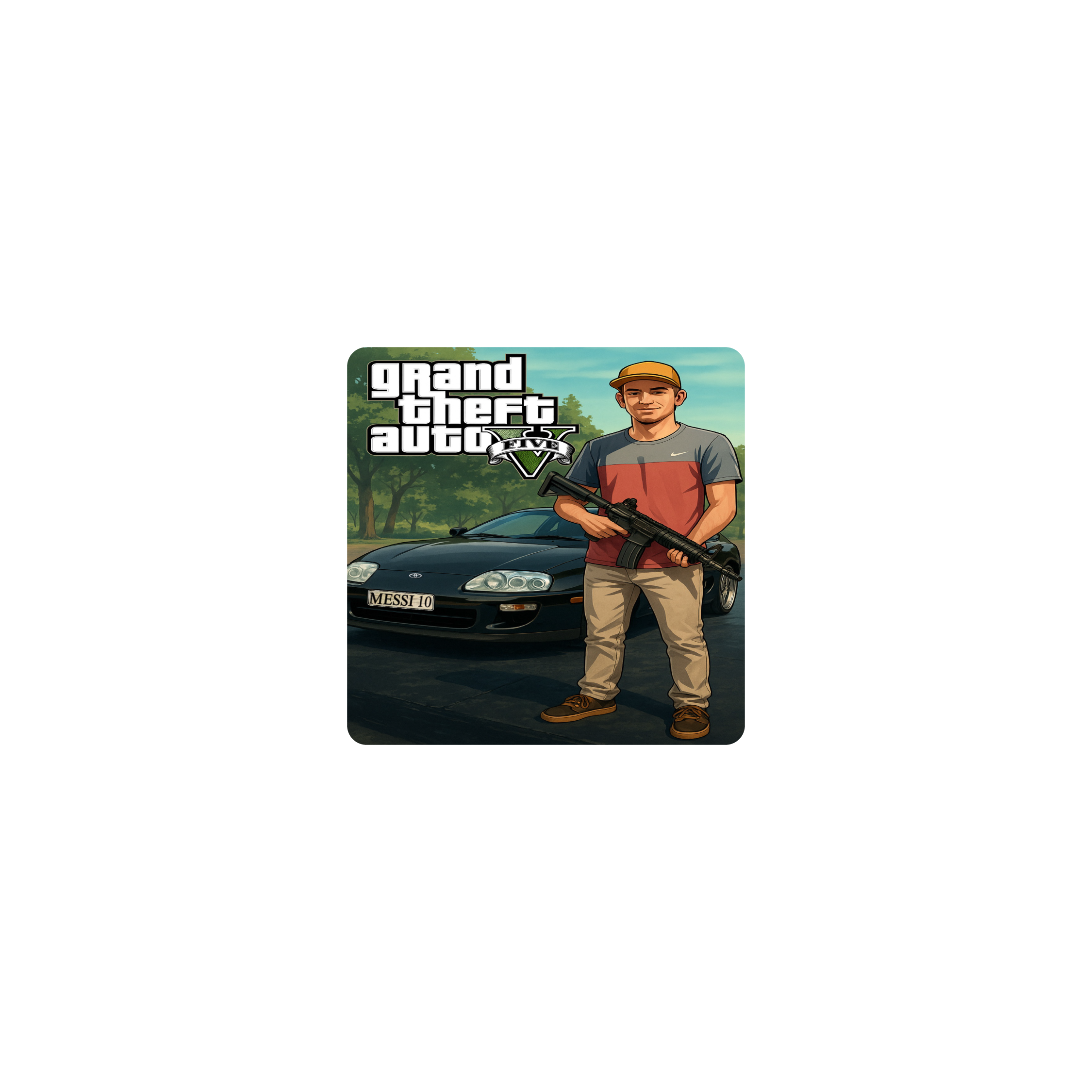 Mousepad Pablo GTAV 25x25 | Custom