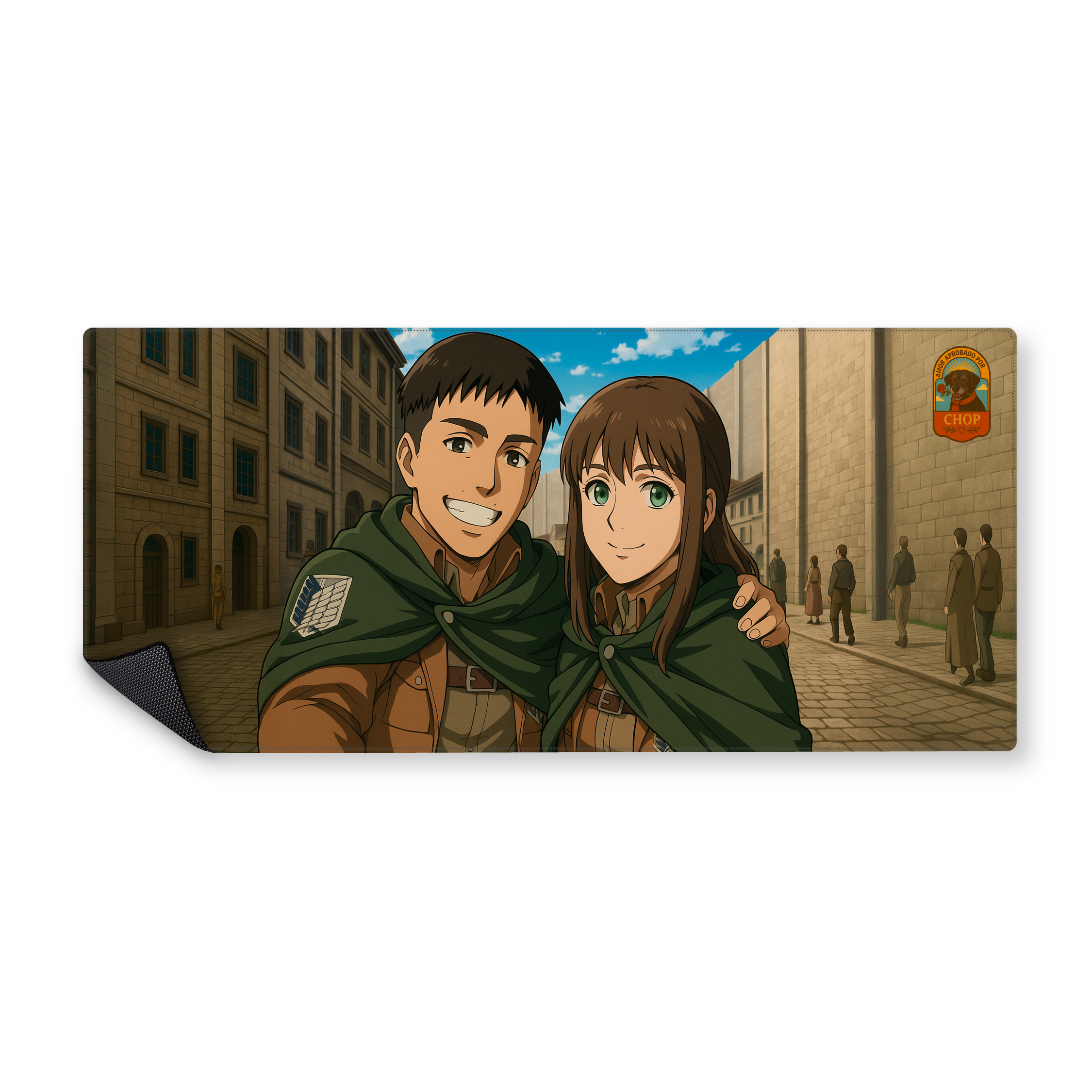 Mousepad Pareja Shingeki 90x40 Classic | Custom