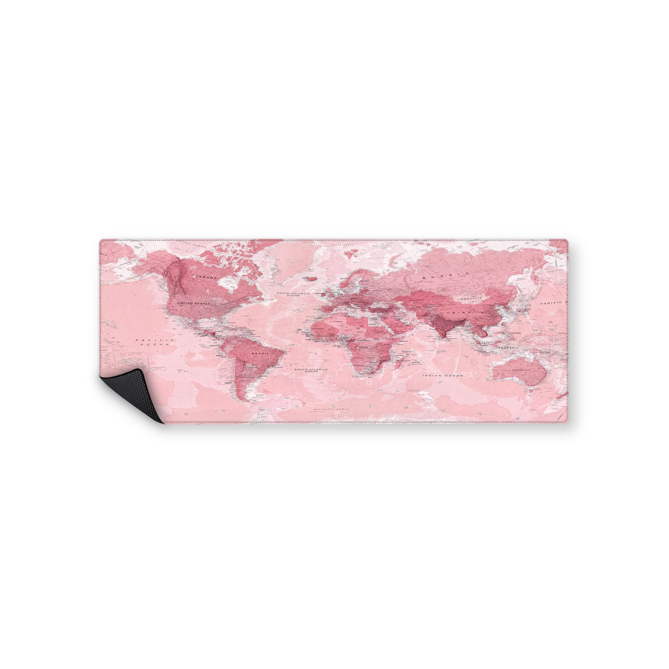 Mousepad mapa rosa 82x32 Classic | Custom