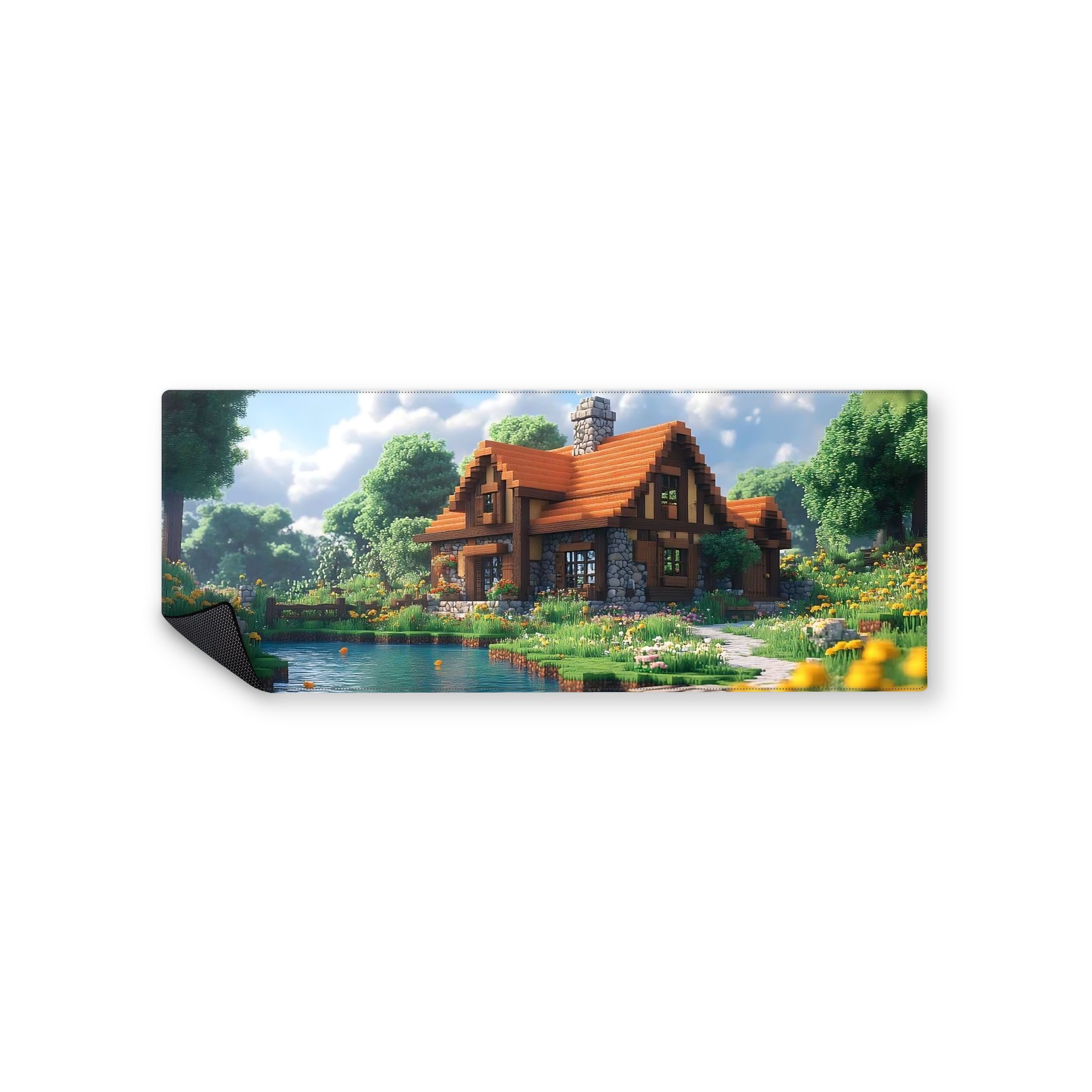 Mousepad Casa Minecraft 82x32 Classic | Custom