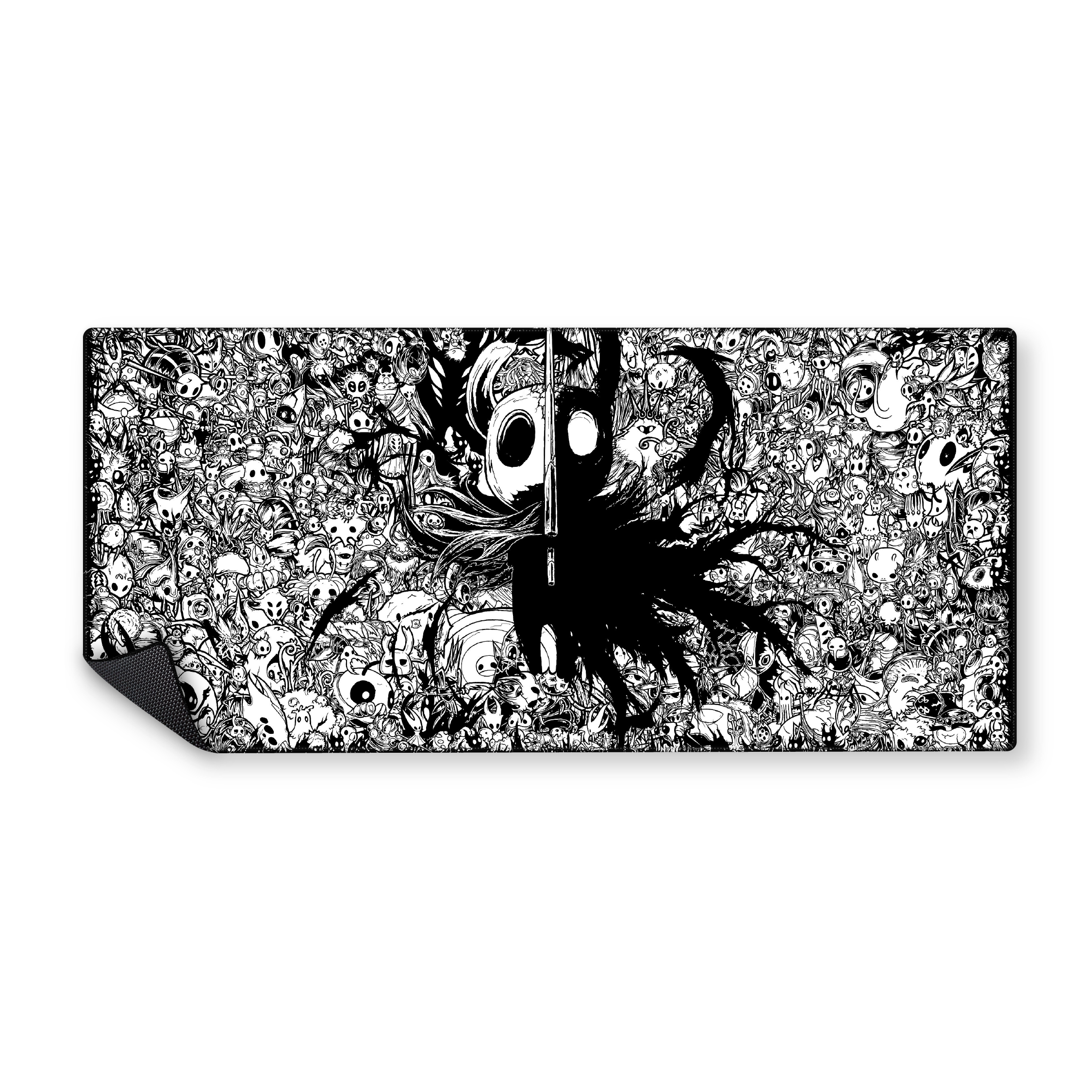 Mousepad Hollow Knight B&W 90x40 PRO | Custom