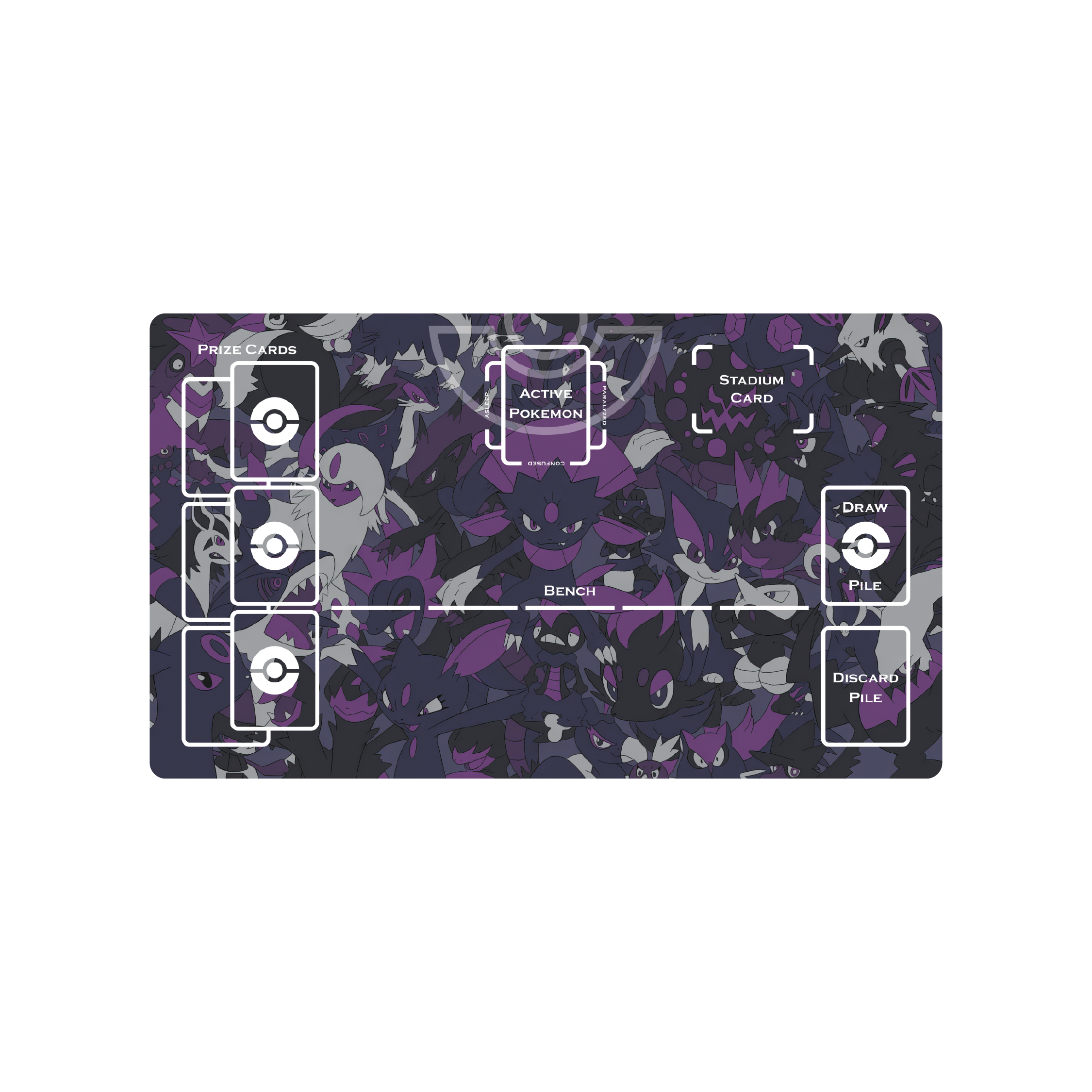 Mousepad Playmat TCG tipo siniestro 60x35 PRO | Custom