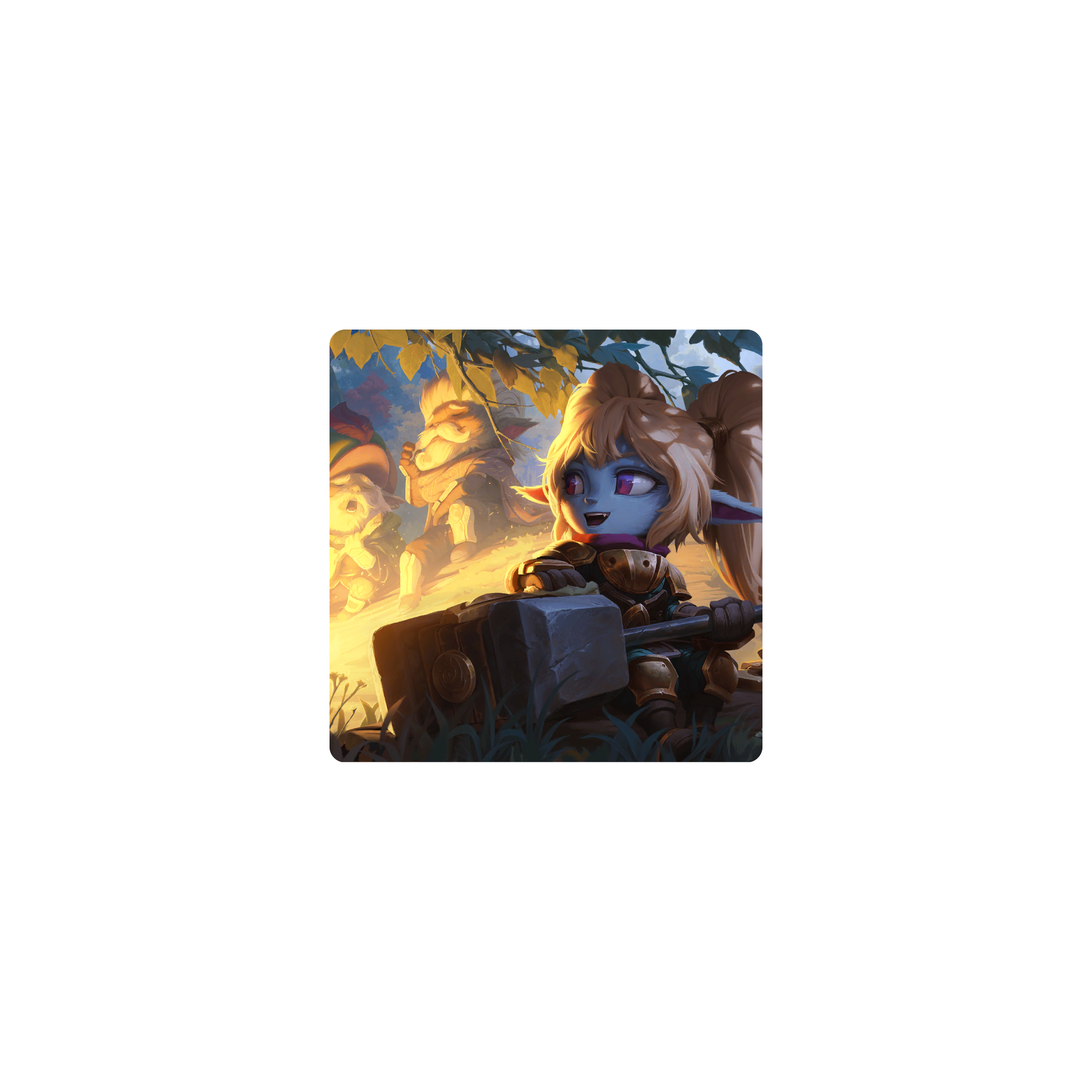 Mousepad Poppy League of Legends 25x25 Classic | Custom