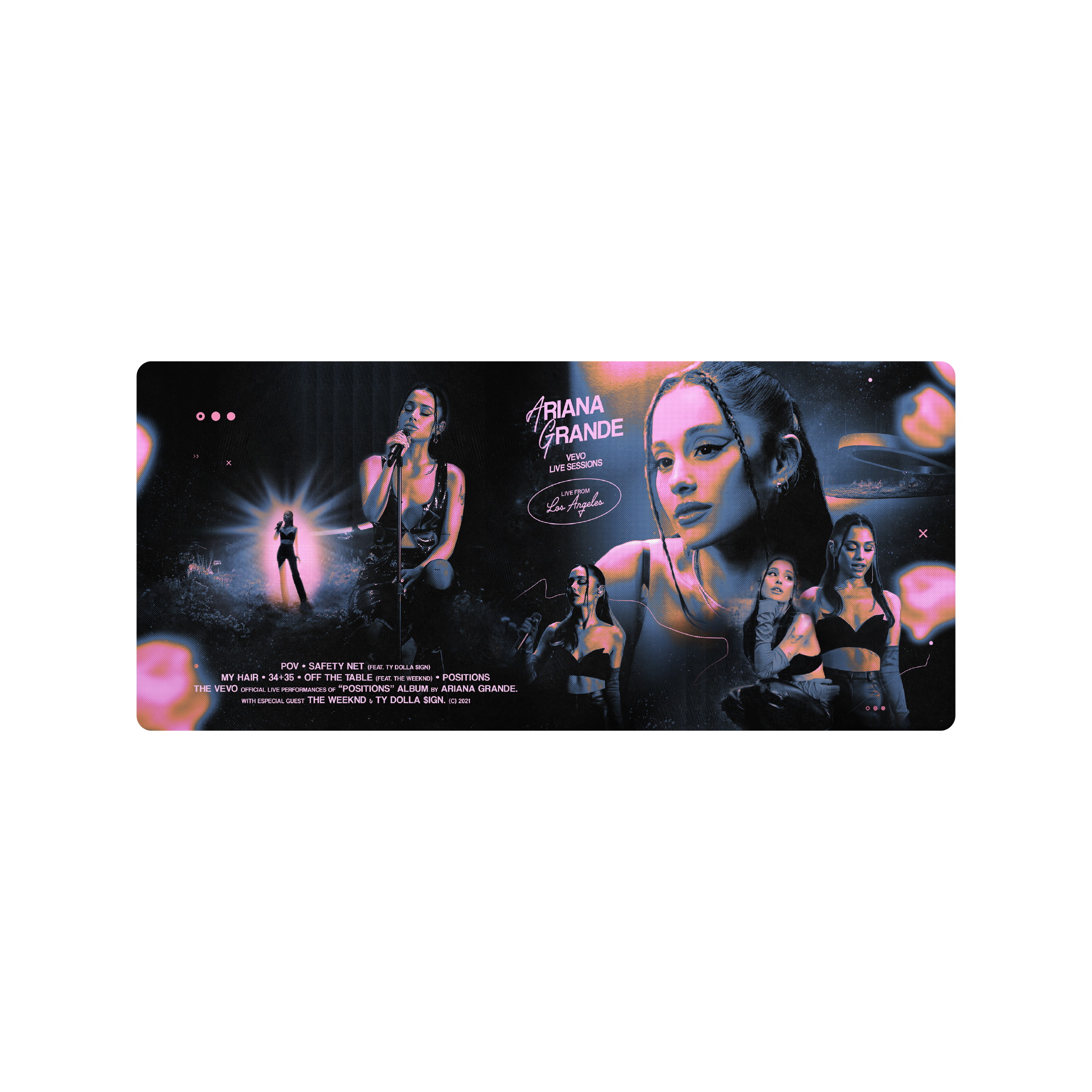 Mousepad Positions by Ariana Grande 72x32 Classic | Custom