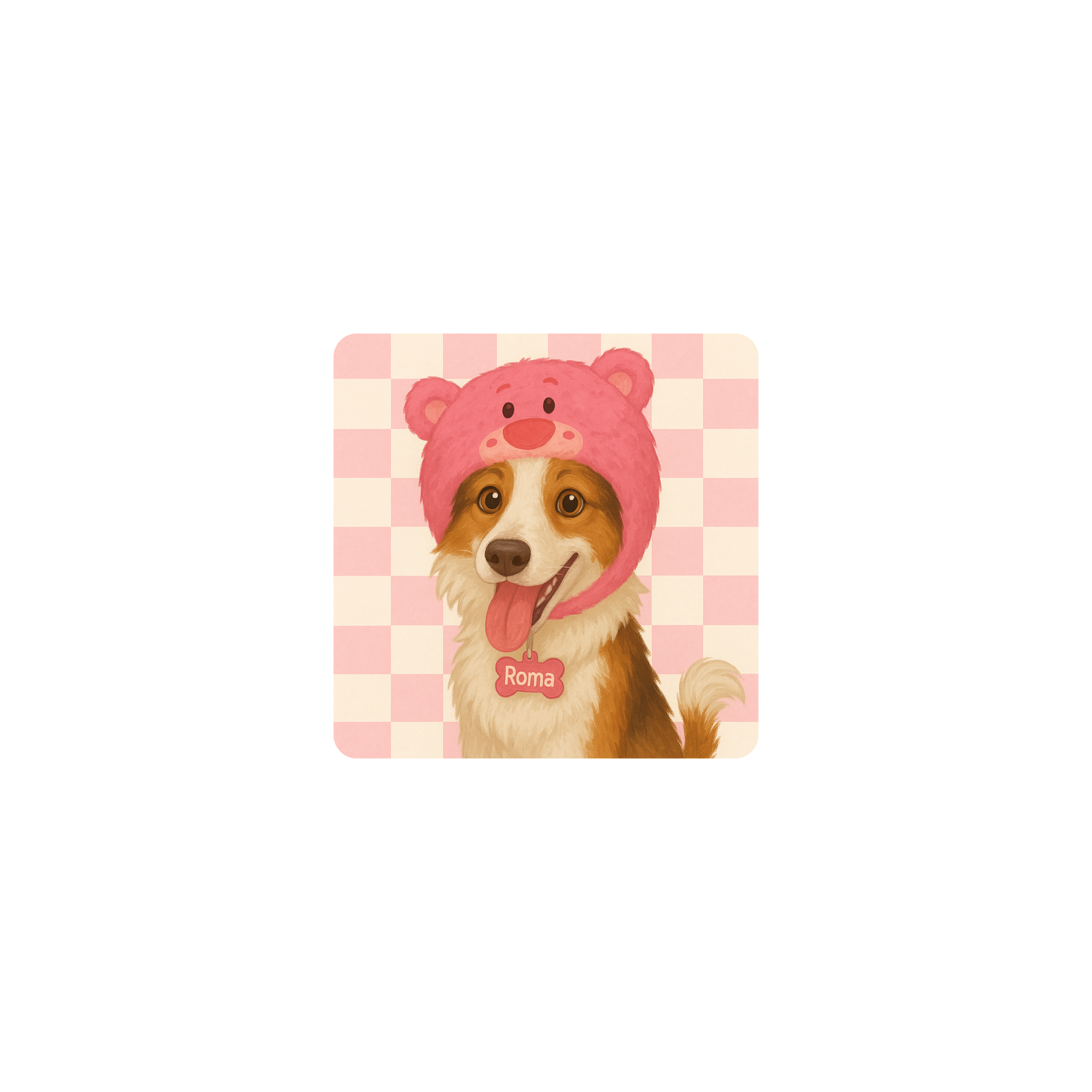 Mousepad Roma rosita 25x25 Classic | Custom