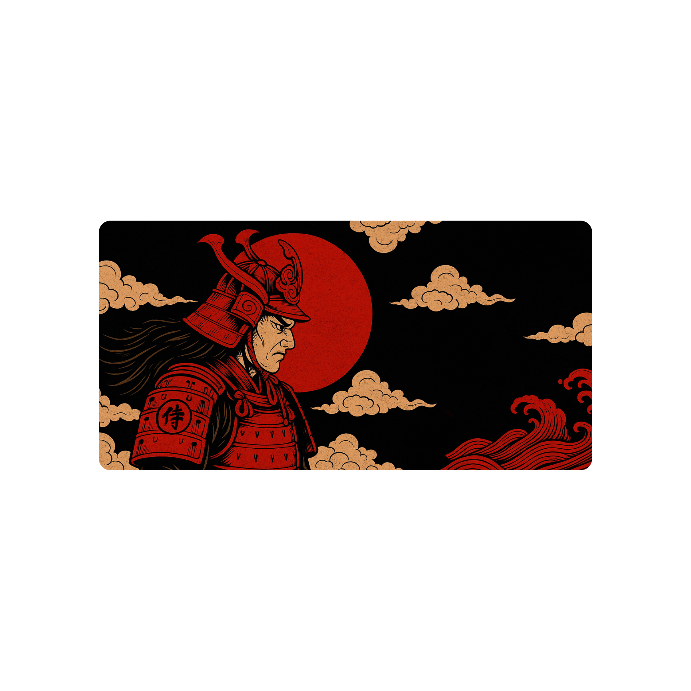 Mousepad Samurai Luna Roja 70x35 Classic | Custom