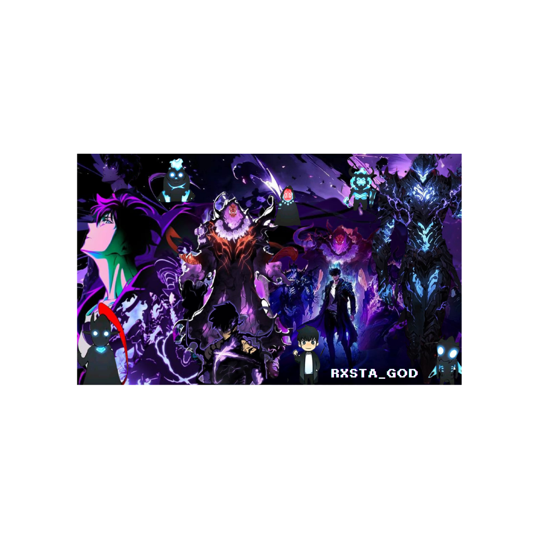 Mousepad Solo Leveling Rasta God 100x60 PRO | Custom