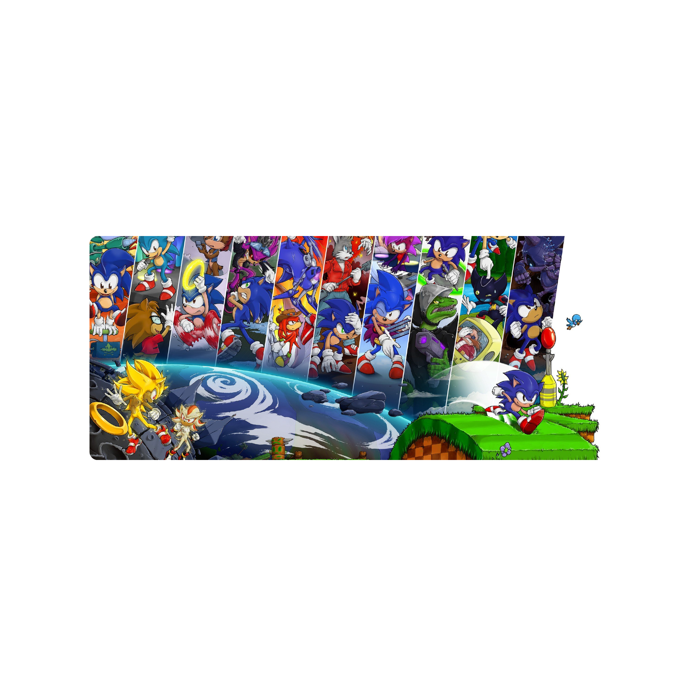 Mousepad Sonic regalo 82x35 Classic | Custom