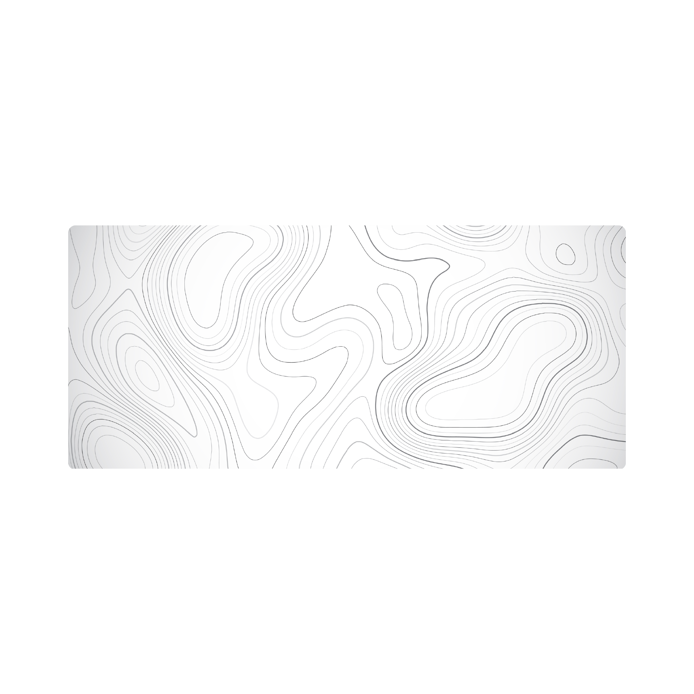 Mousepad TOPOGRAPHY MAP 70x30 Classic | Custom