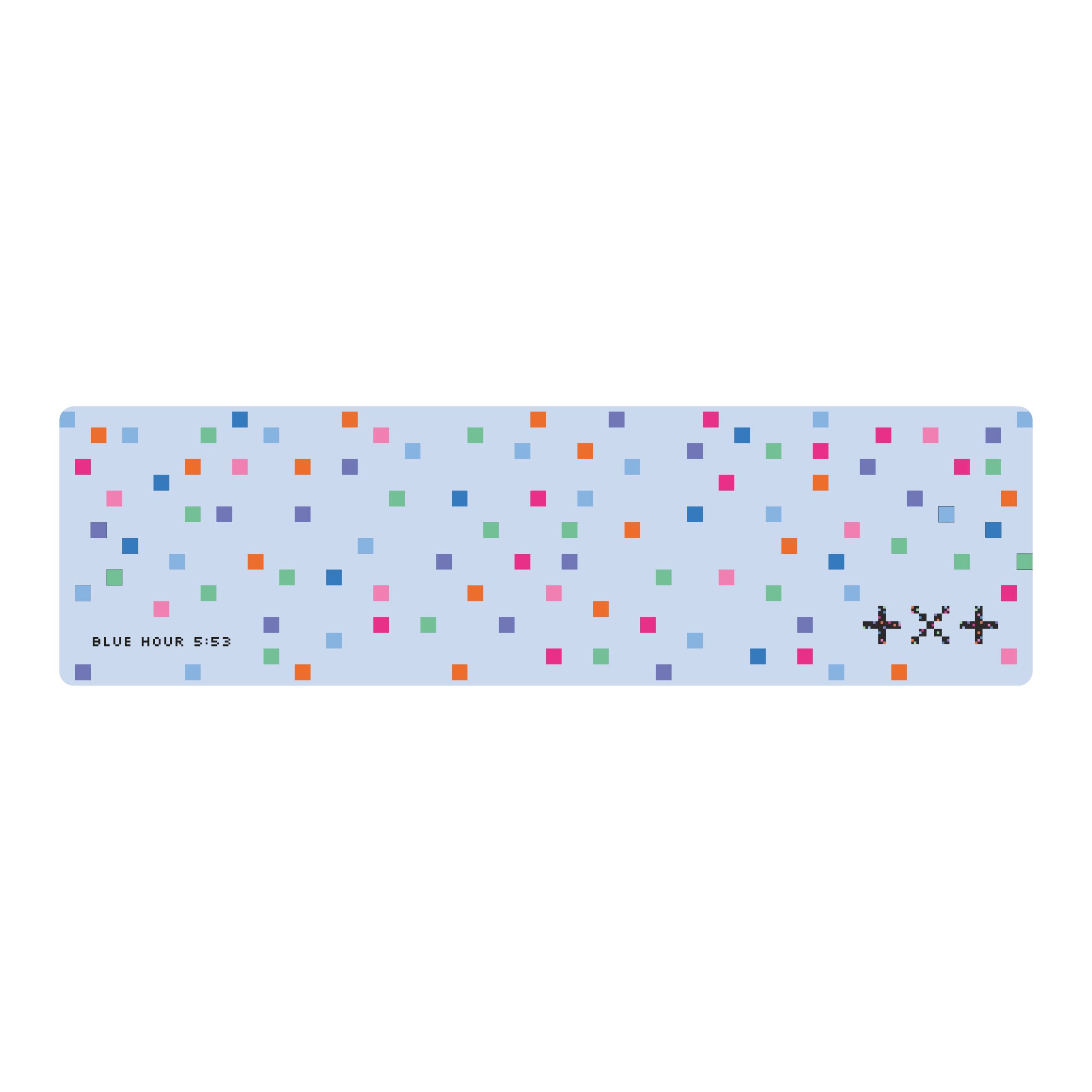 Mousepad TXT Blue Hour 90x25 Classic | Custom