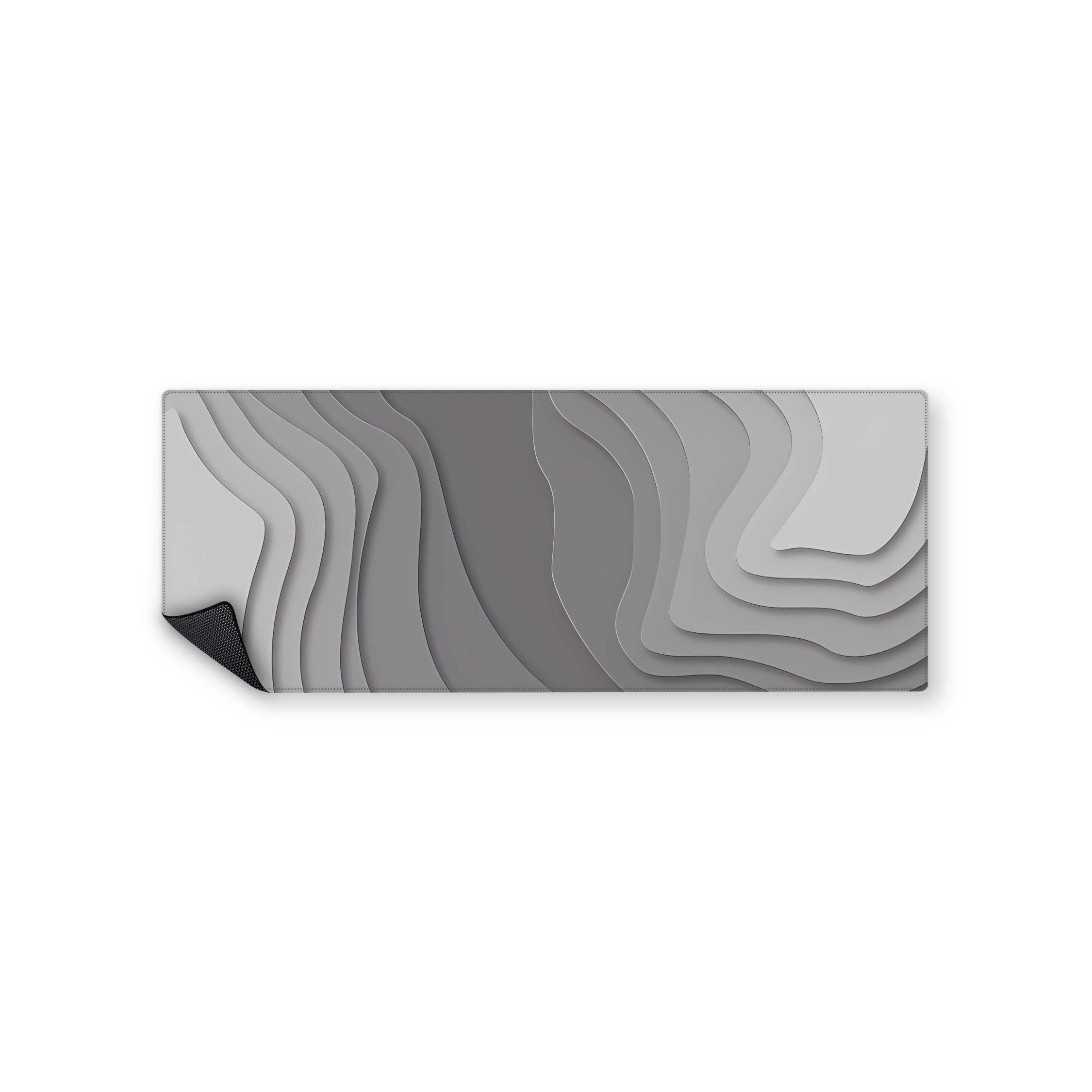 Mousepad Topográfico gris 82x32 Classic | Custom