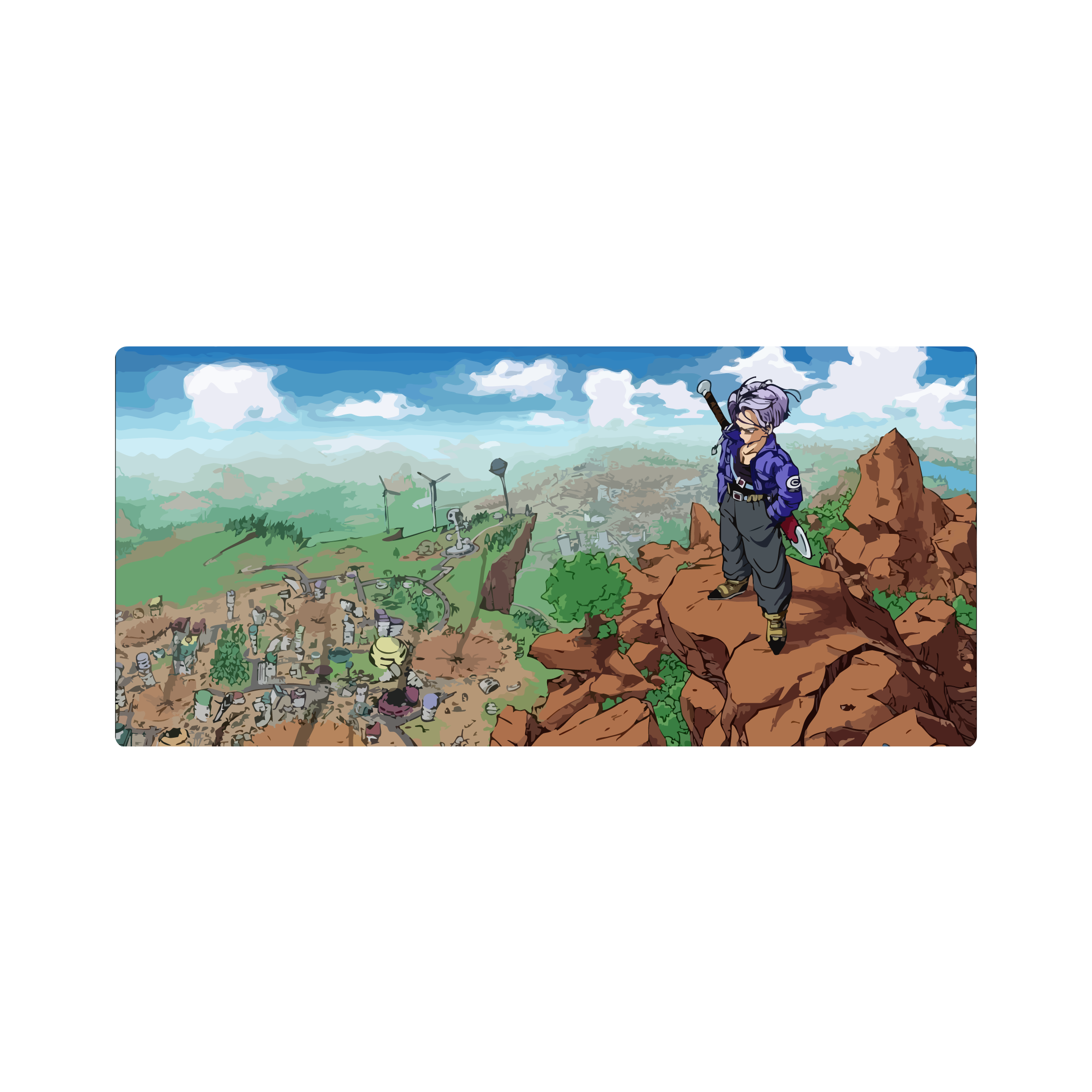 Mousepad Tunks Solemn Defender 130x60 Classic | Custom