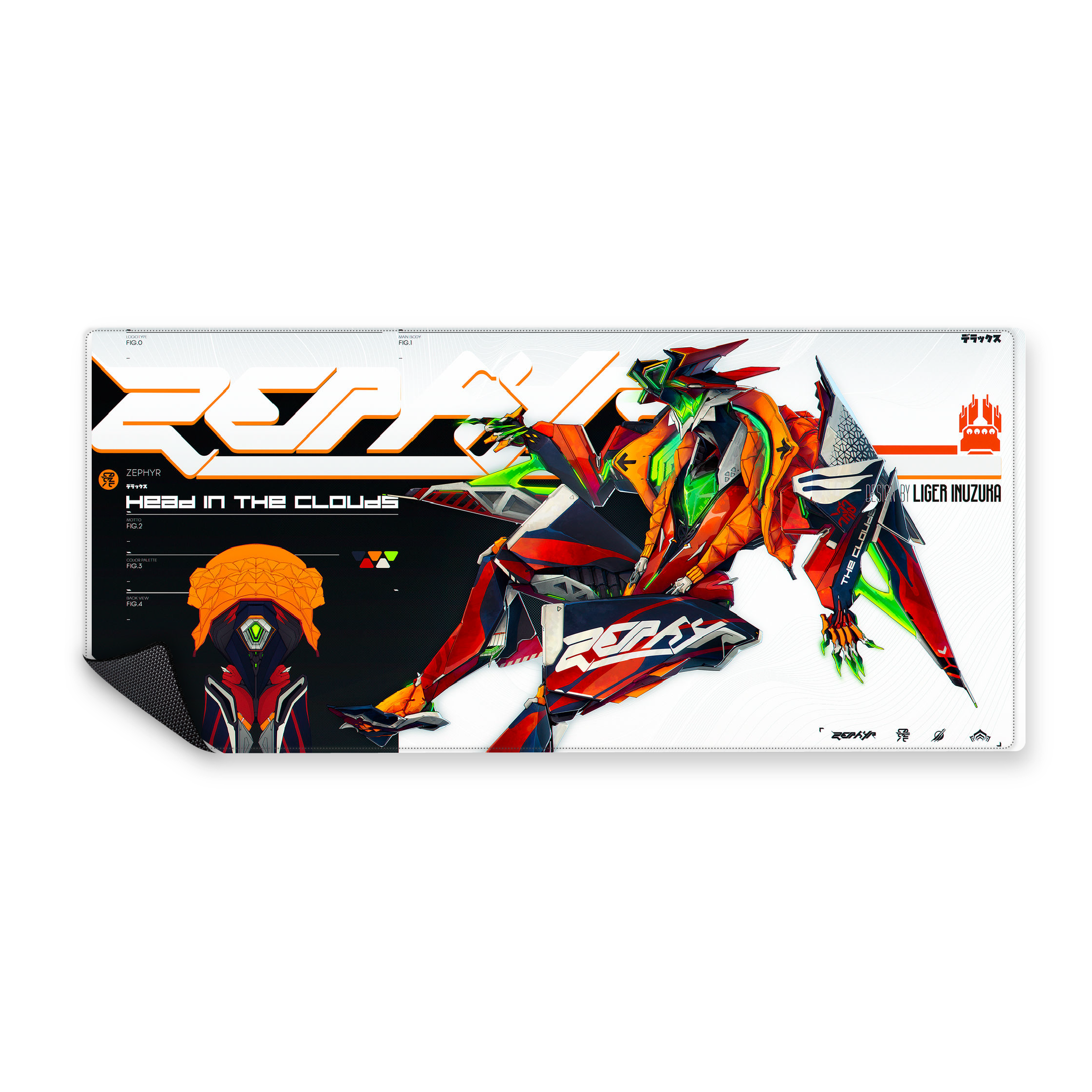 Mousepad Zephyr Harrier Warframe 90x40 Classic | Custom
