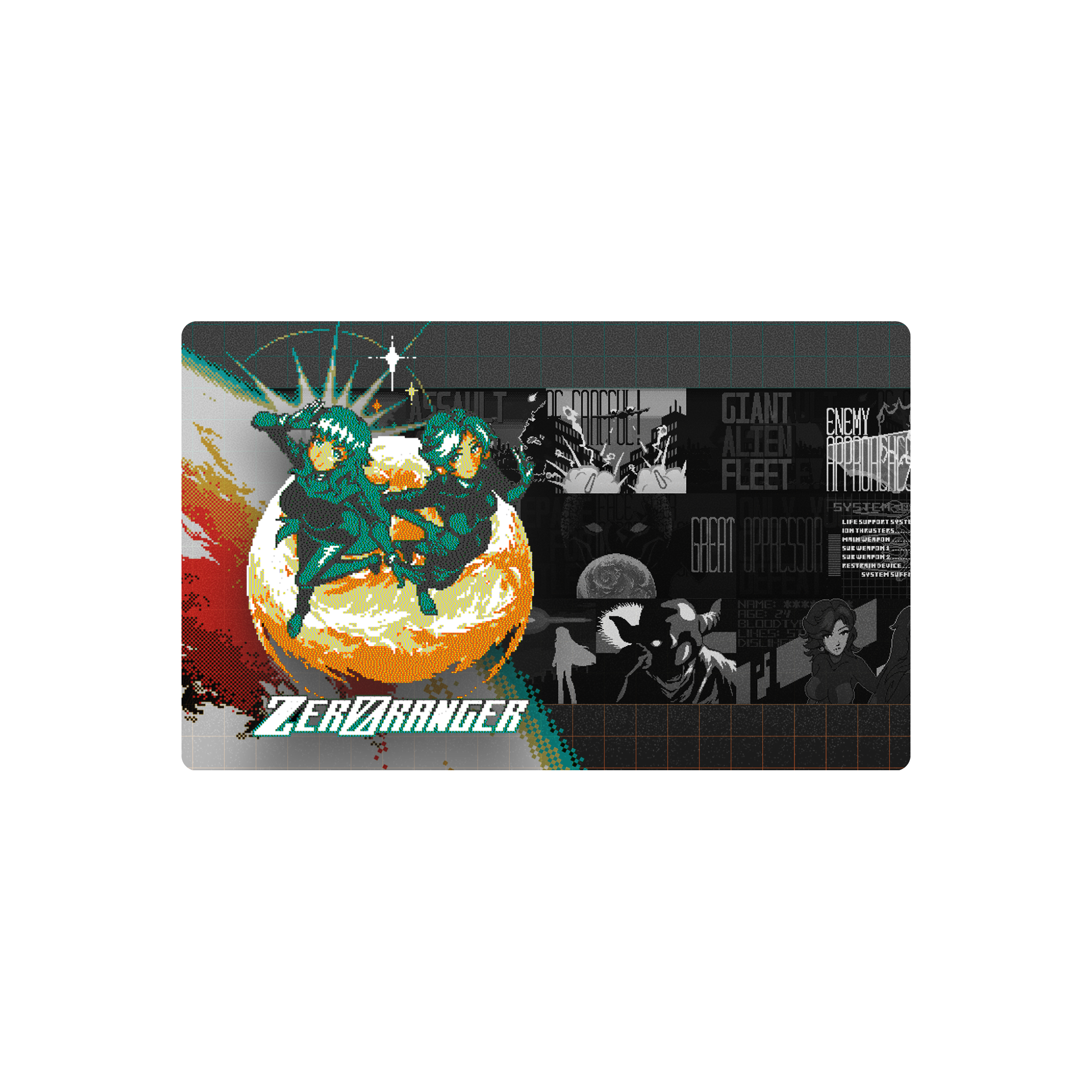 Mousepad Zeroranger 96x59 Classic | Custom