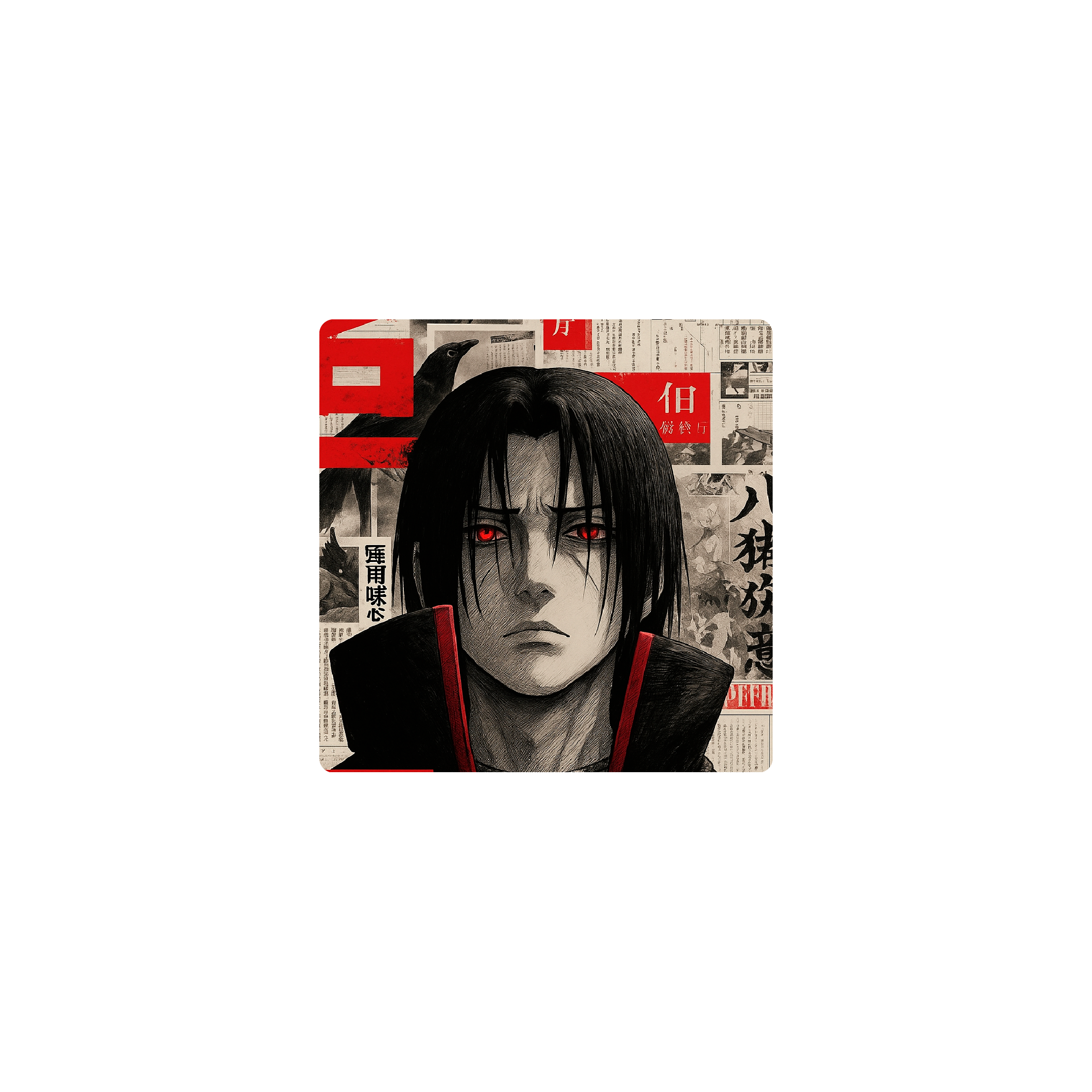 Mousepad Itachi 35x35 PRO | Custom