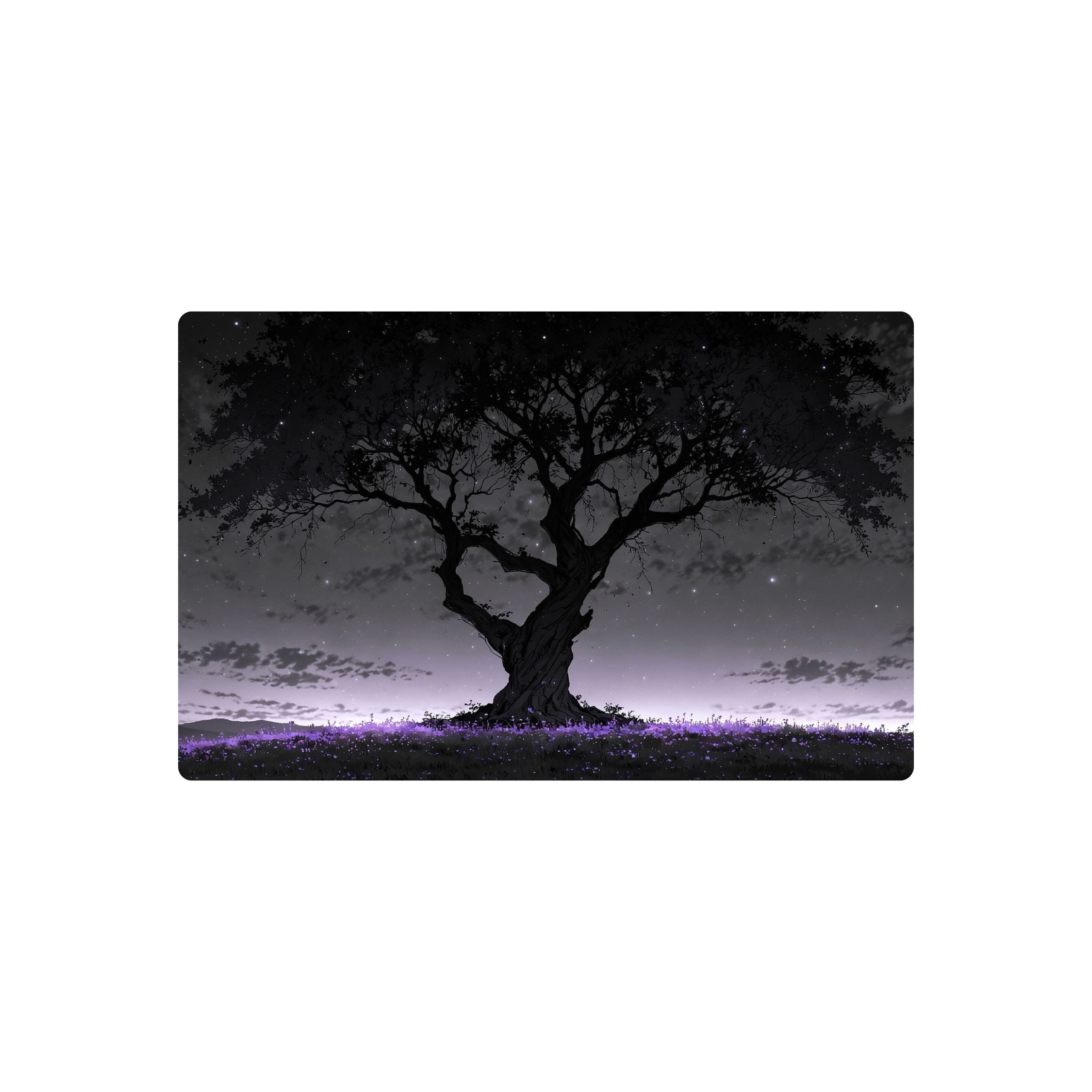 Mousepad arbol negro 110x70 Classic | Custom