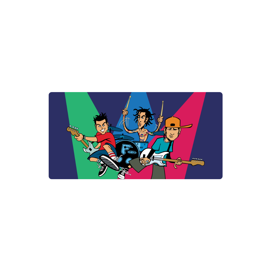 Mockup Mousepad Blink-182 70x35 Classic | PERSONALIZADO