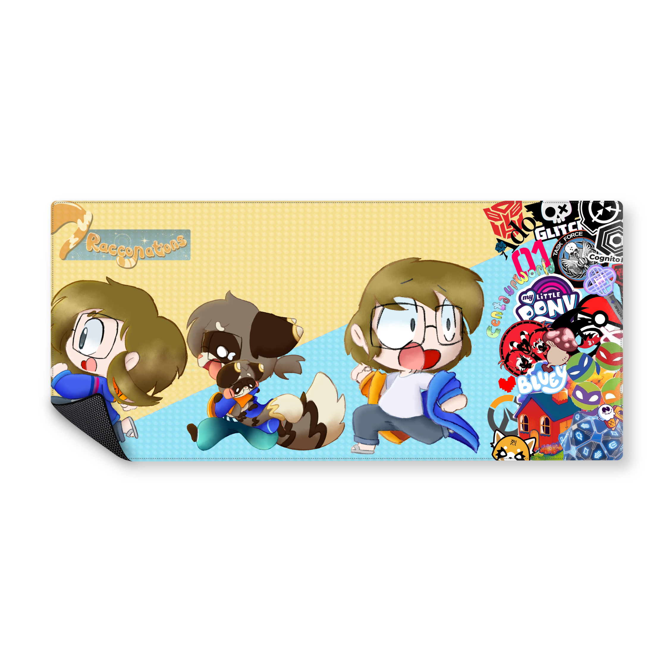 Mousepad dibujo de Racconations 90x40 Classic | Custom