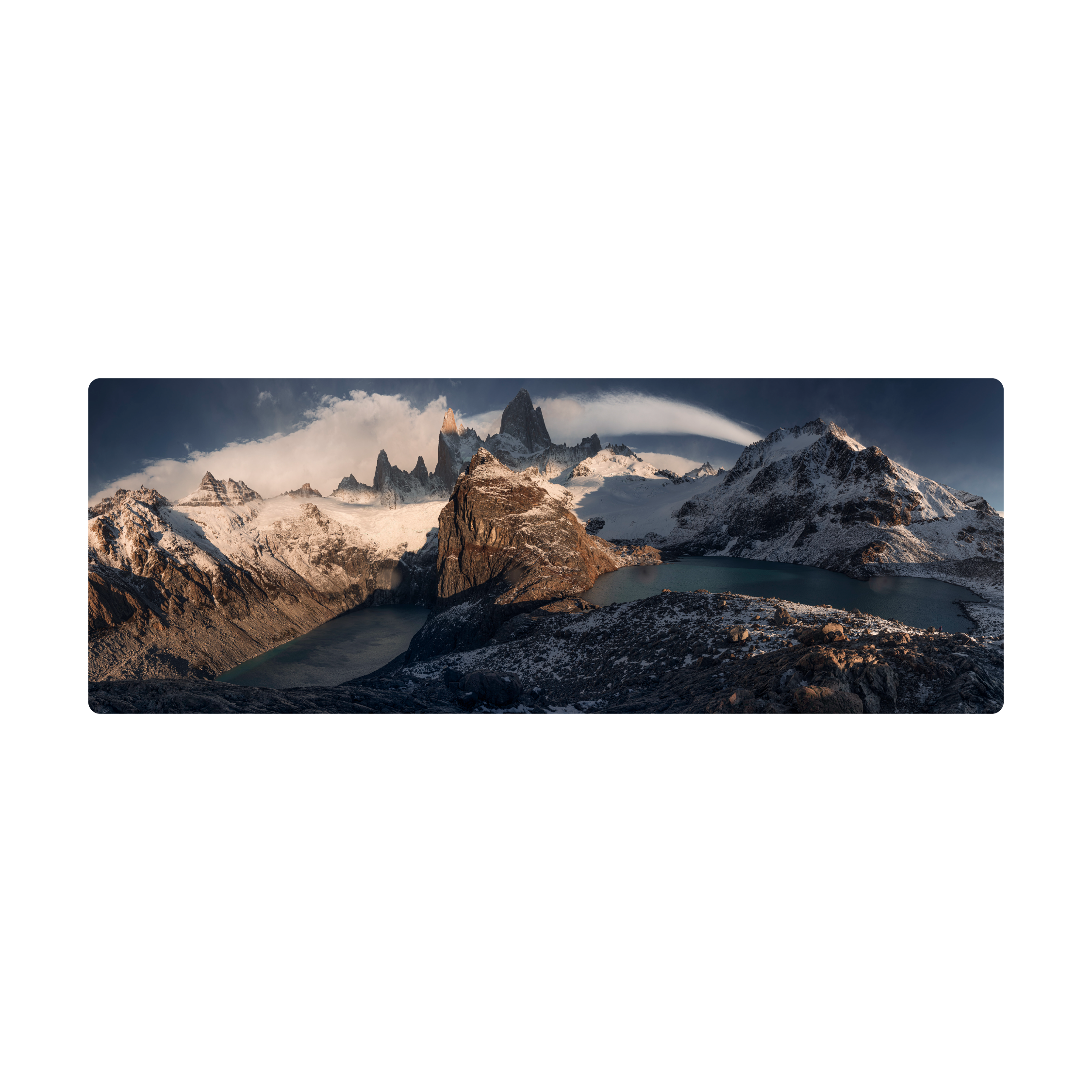 Mousepad fitz roy 100x36 Classic | Custom