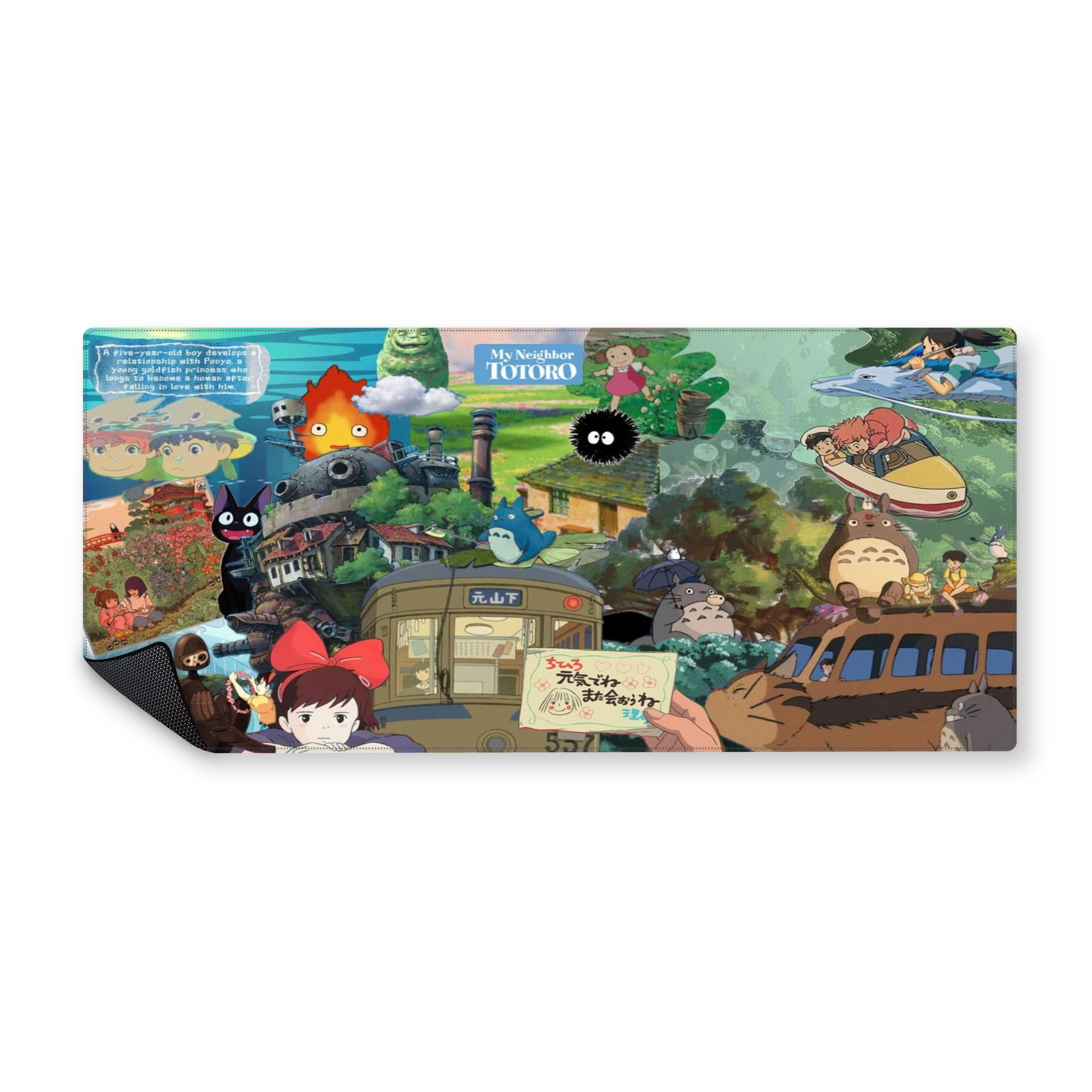 Mousepad ghibli collage 90x40 Classic | Custom