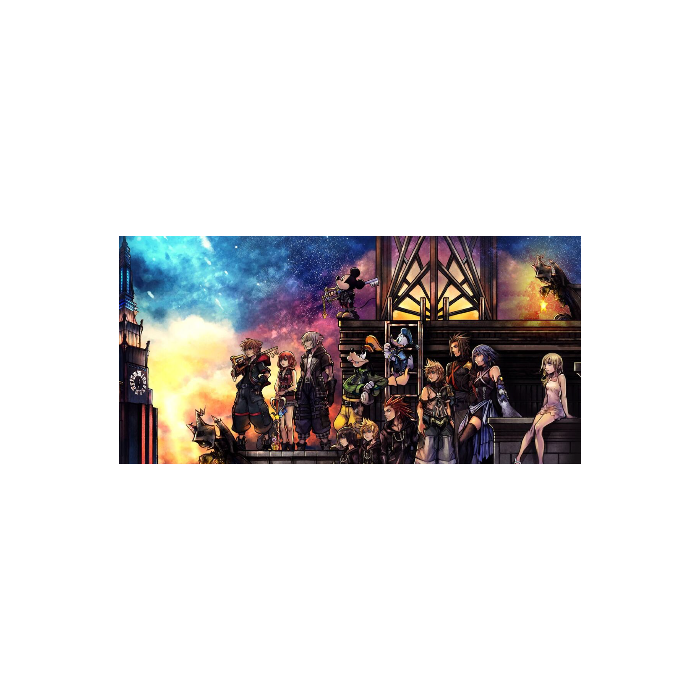 Mousepad kingdom hearts mousepad 82x40 Classic | Custom