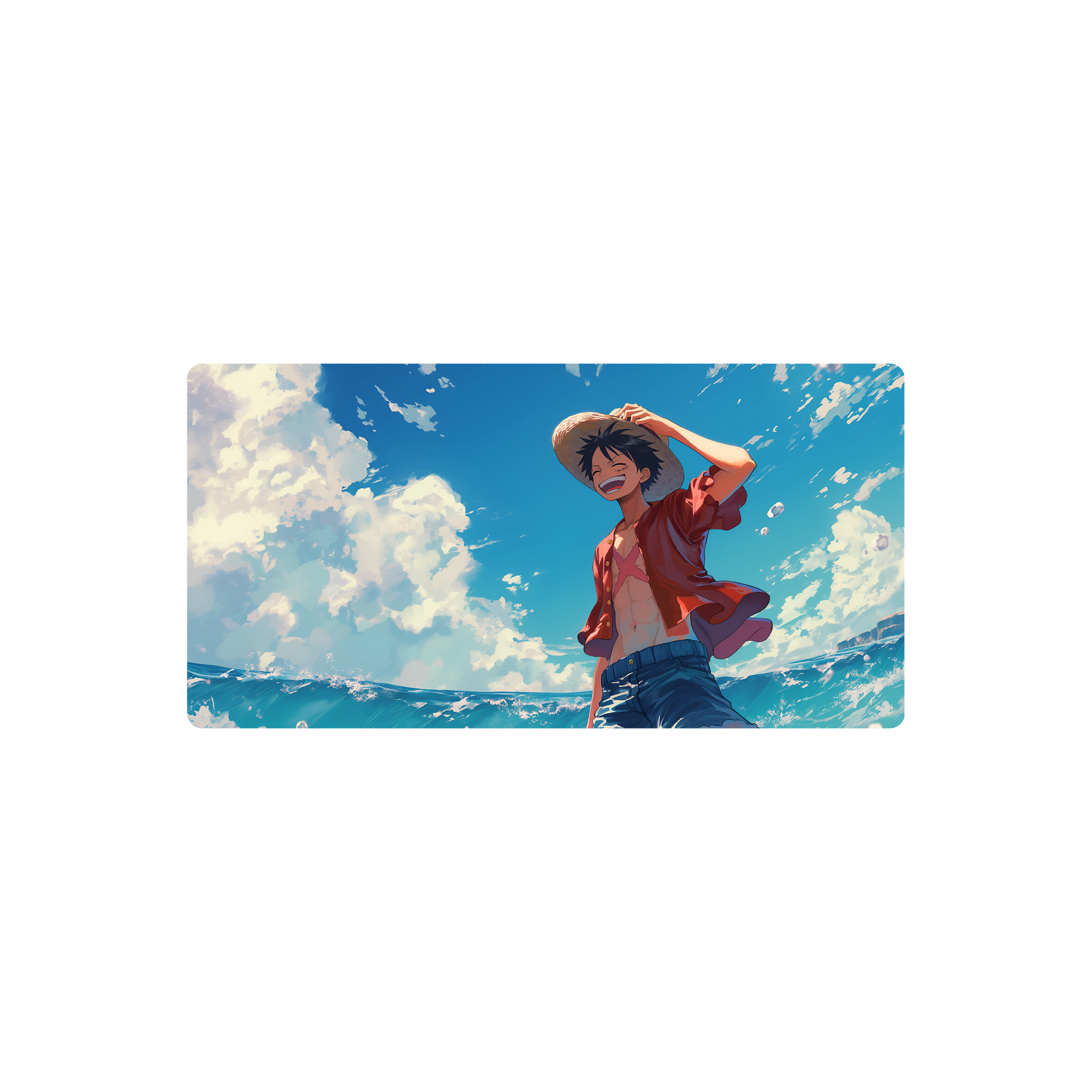 Mousepad luffy crack 50x25 Classic | Custom