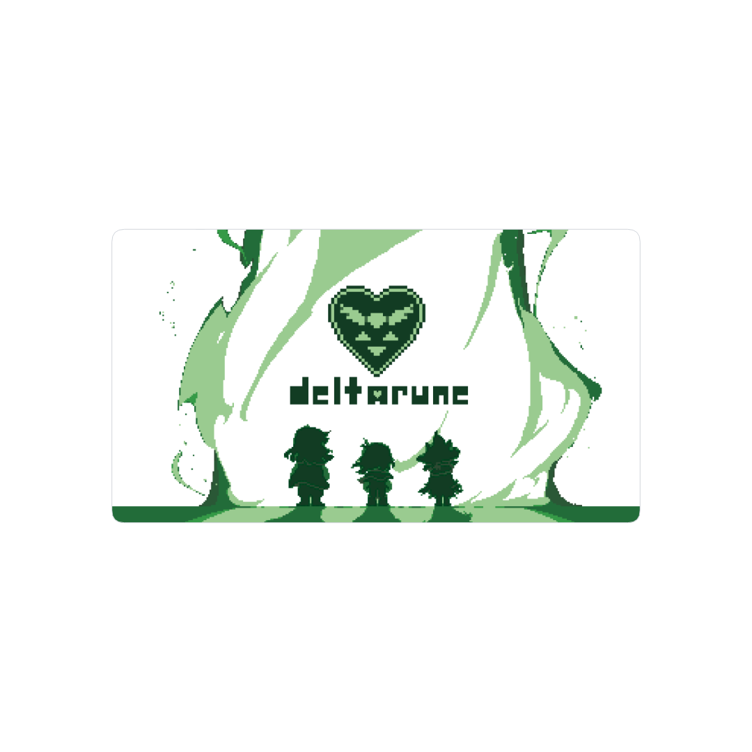 Banner Deltarune en verde