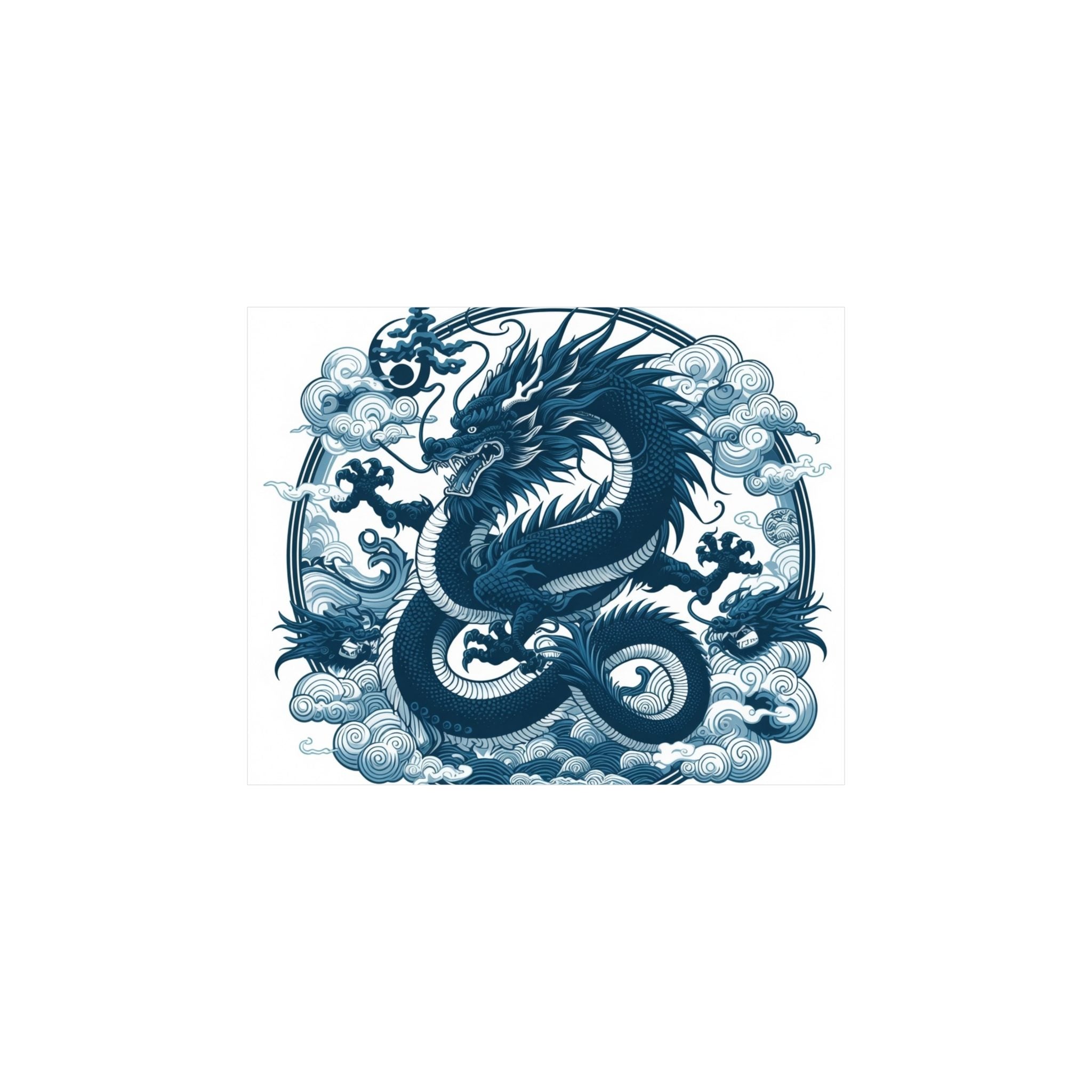 dragon azul