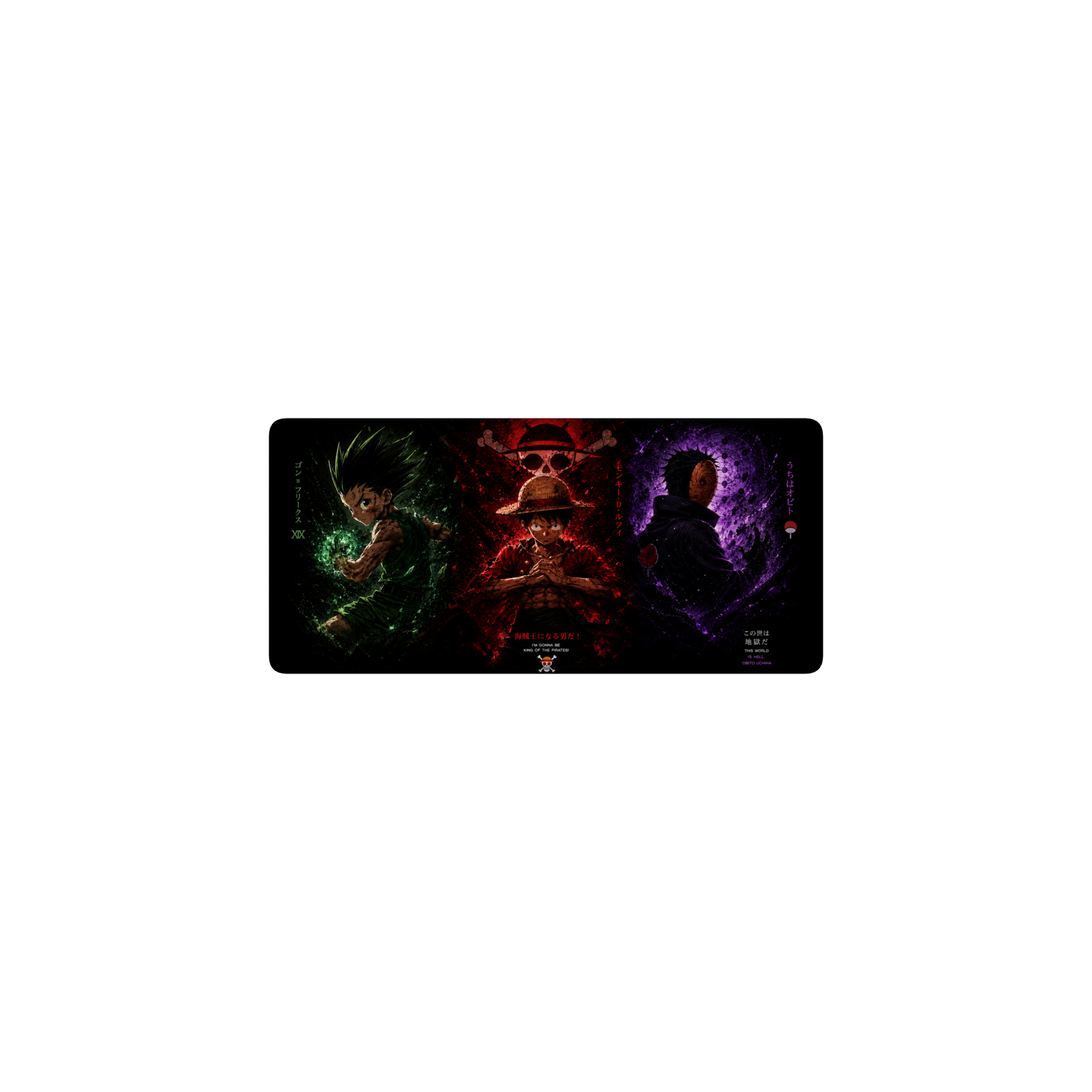 Gon, luffy y obito