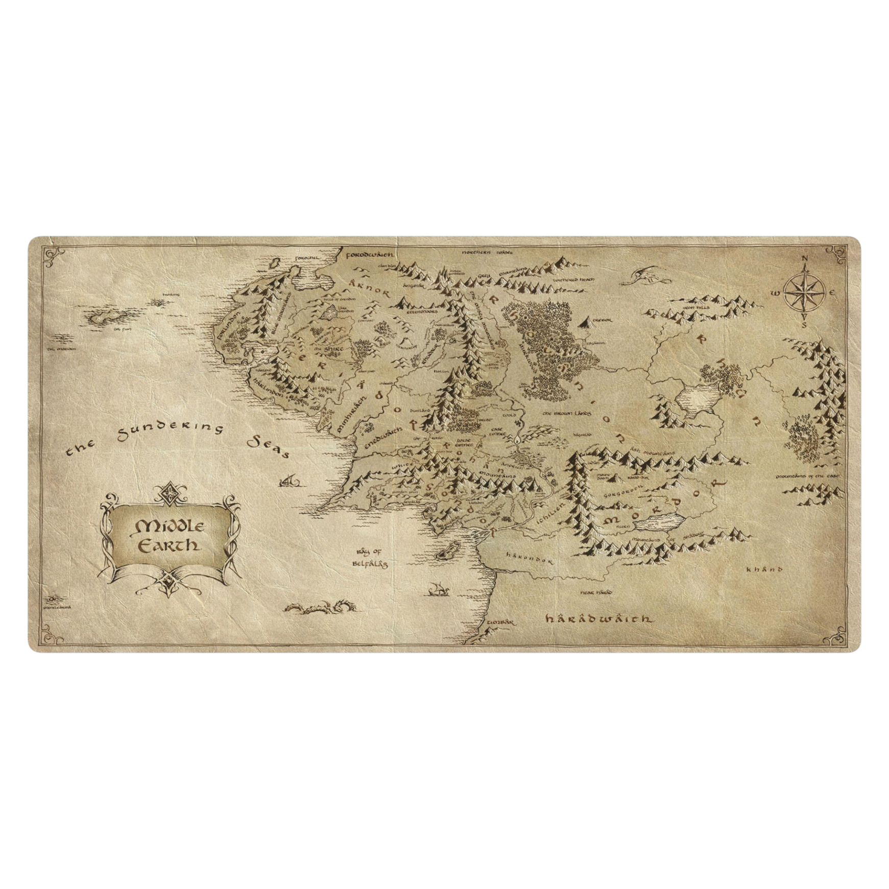 Mapa de la tierra media