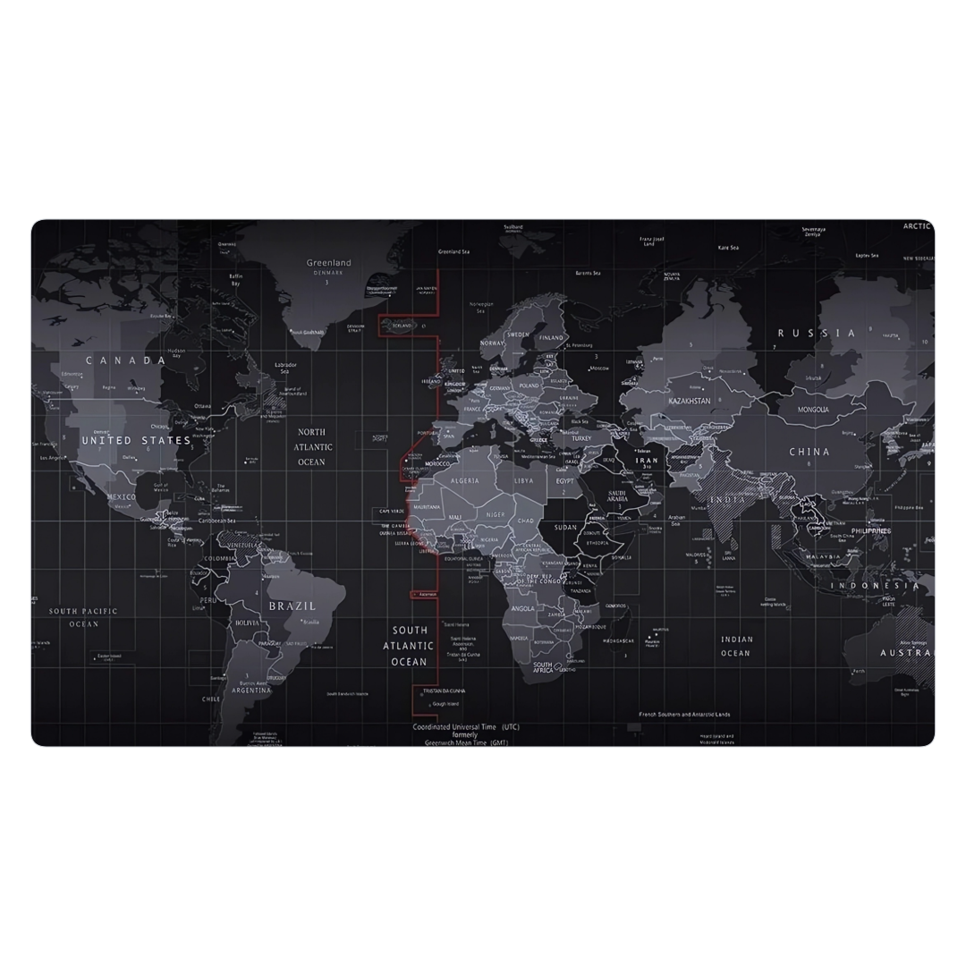 Mapa mundi negro
