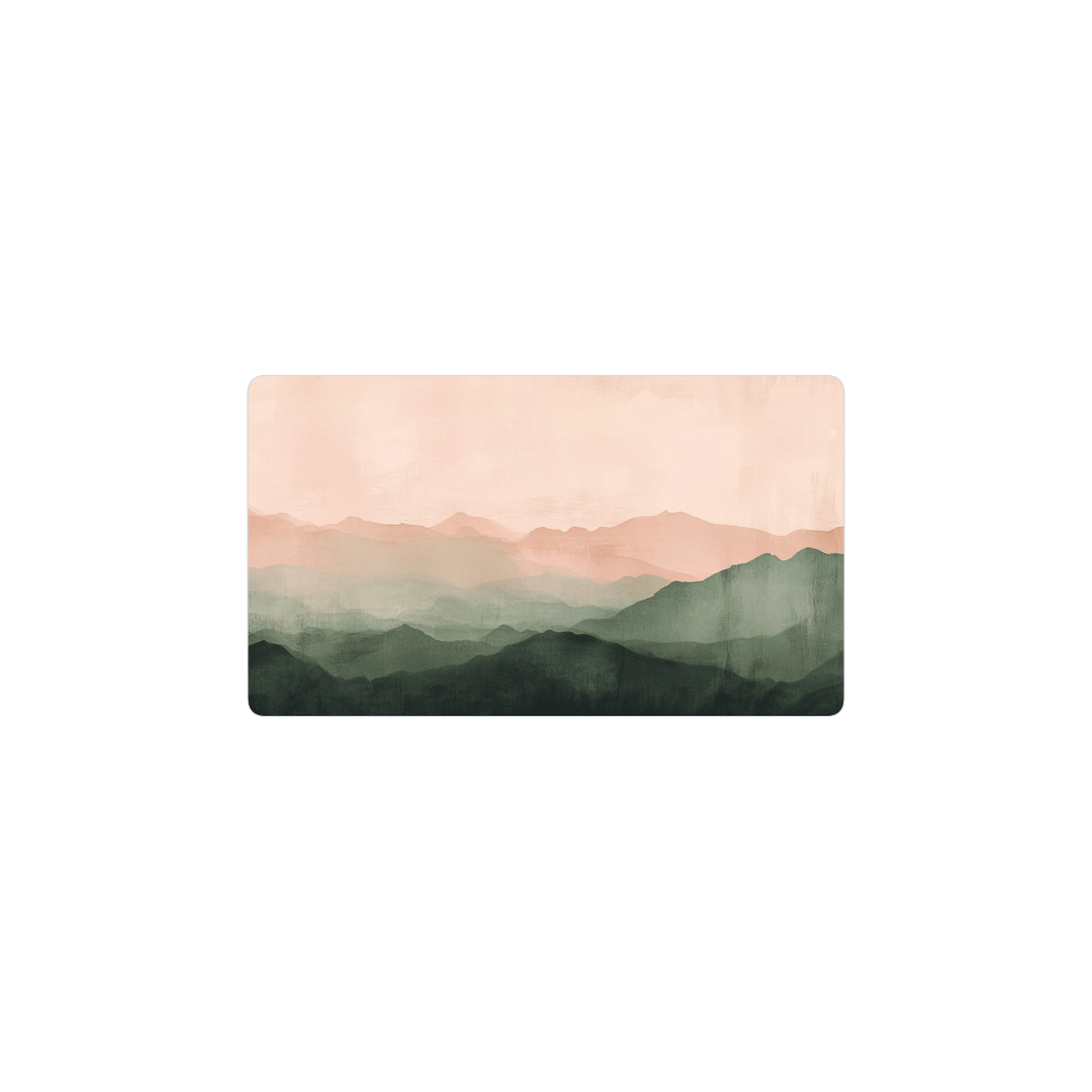 Atardecer montaña abstracto