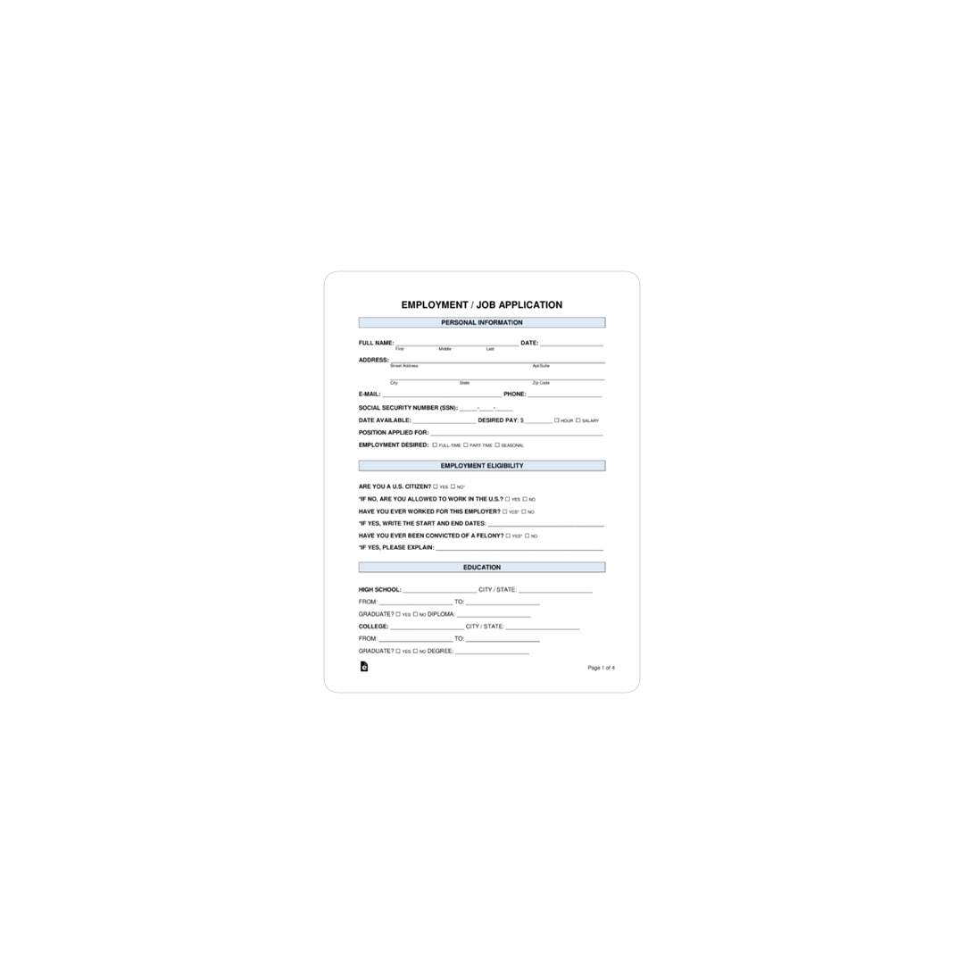 job application