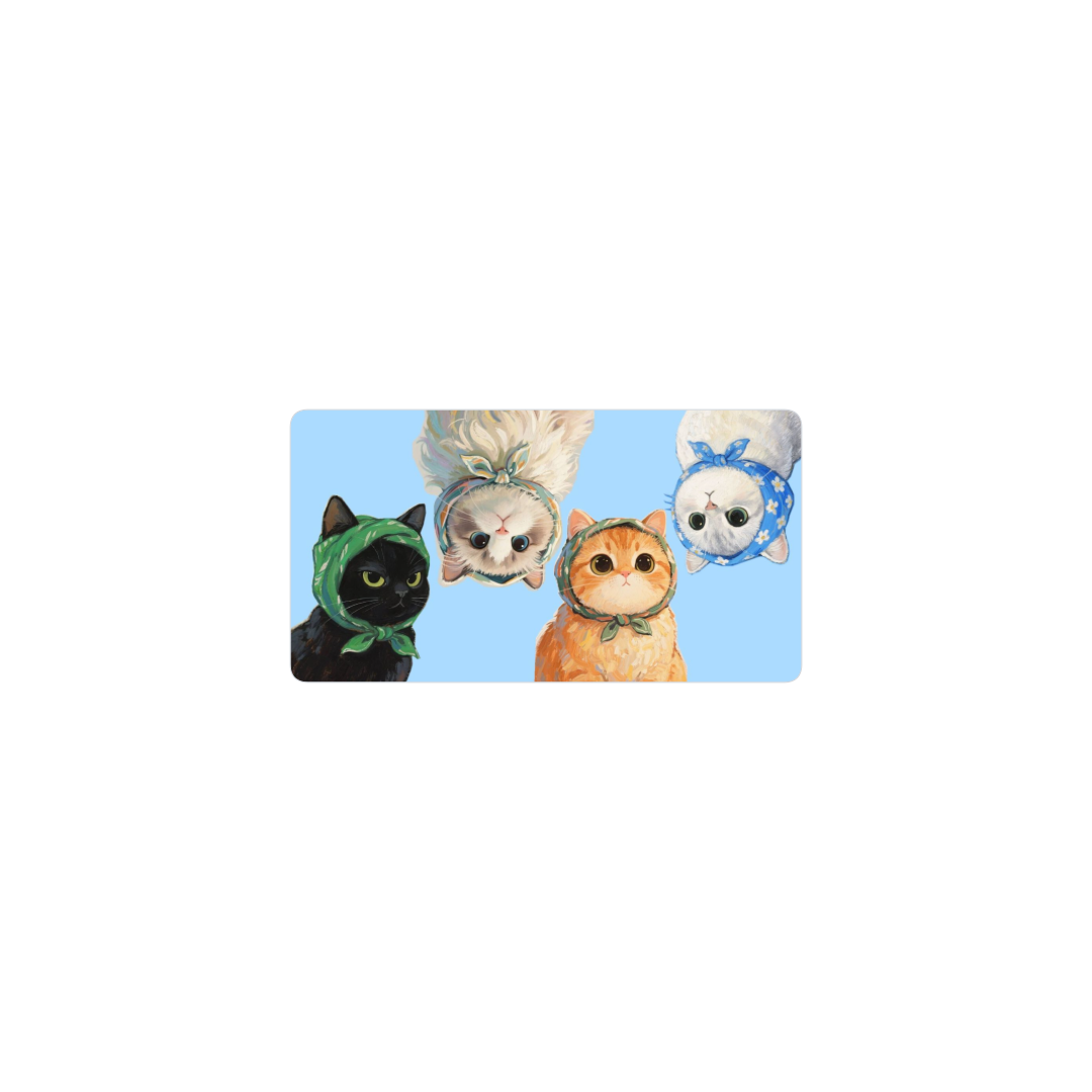 gatos pañuelo