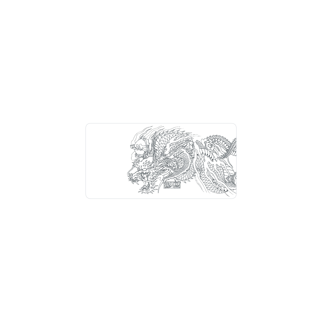 Tatuaje Kiryu trazado