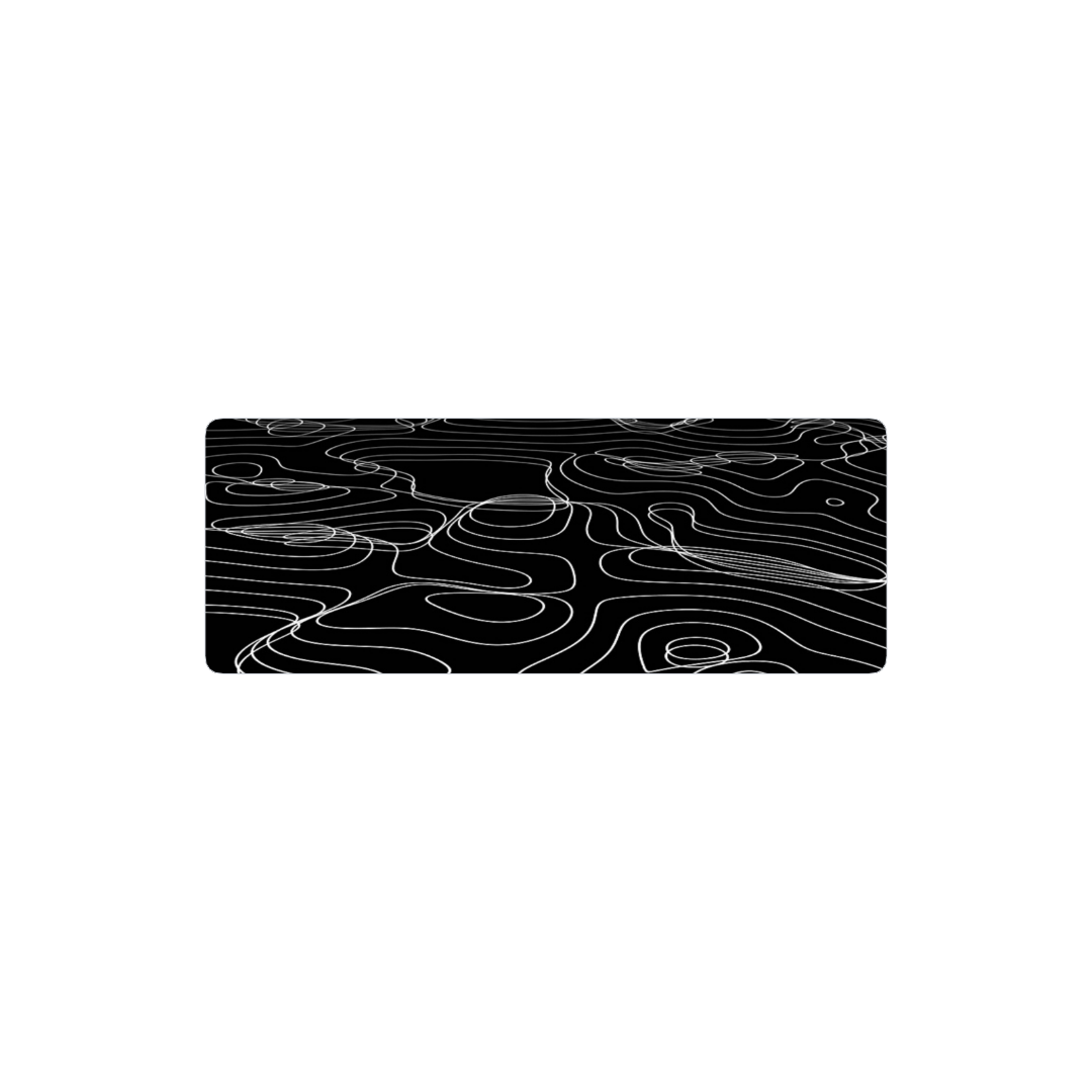 Fondo De Mapa Topográfico 3d Abstracto E