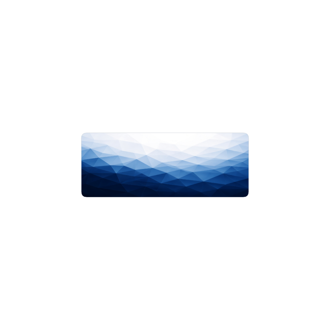 Mousepad Minimalista Geometrico Azul