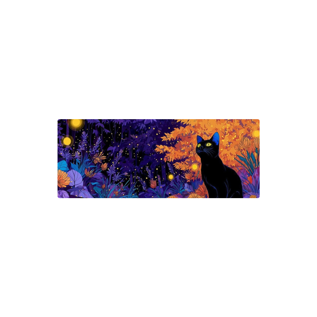 Black cat forest
