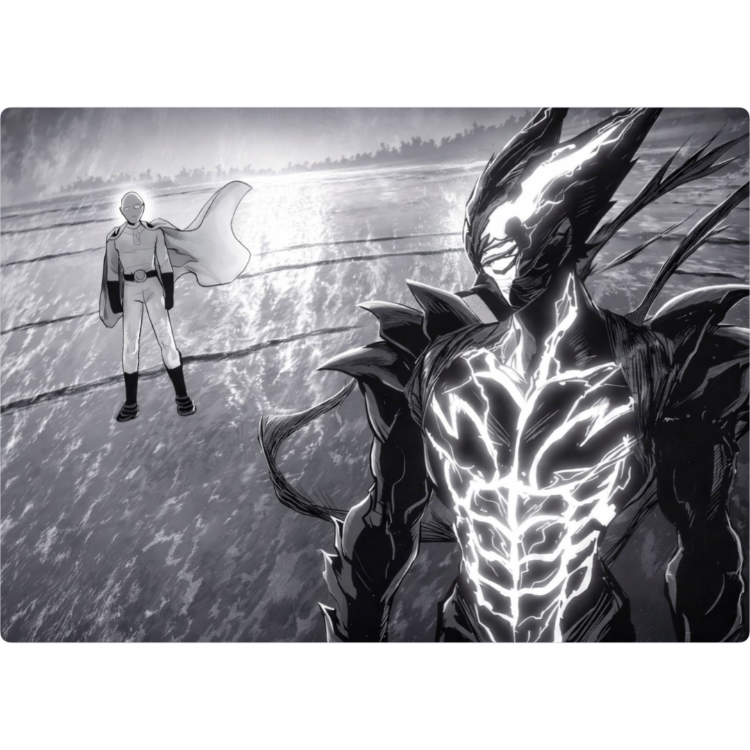 saitama & garou