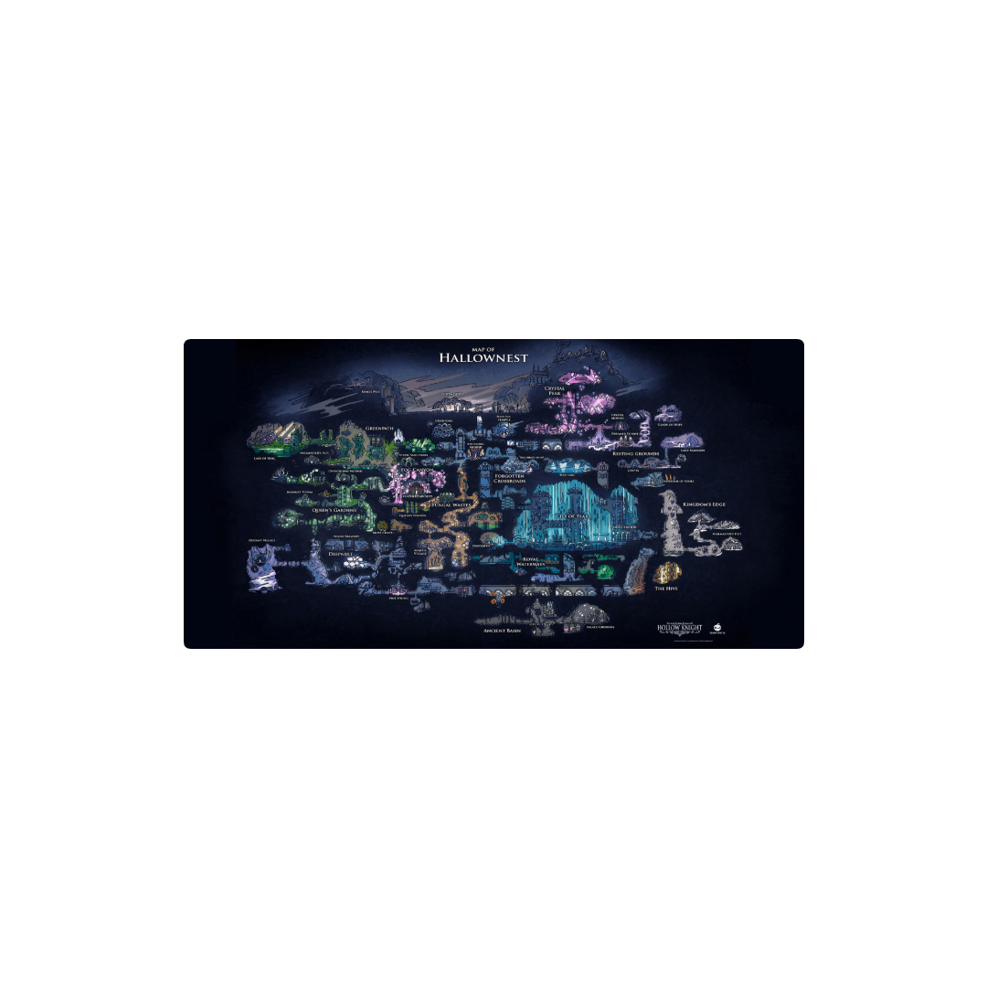 Hollow Knight Hallownest Mapa