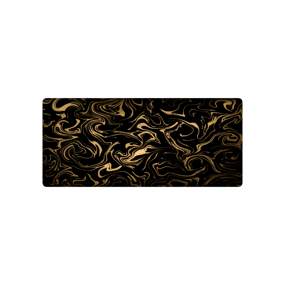 Dorado y negro