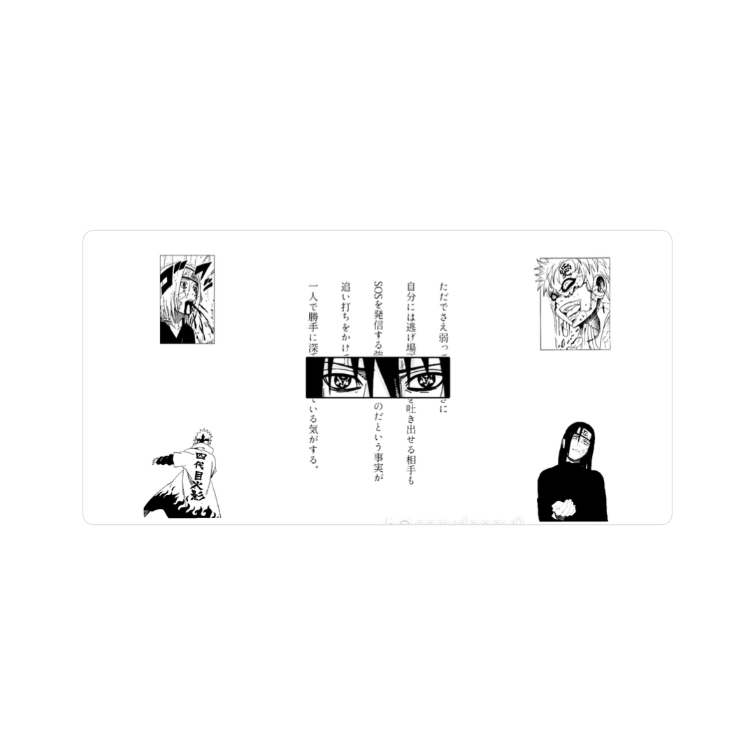 Naruto black and white