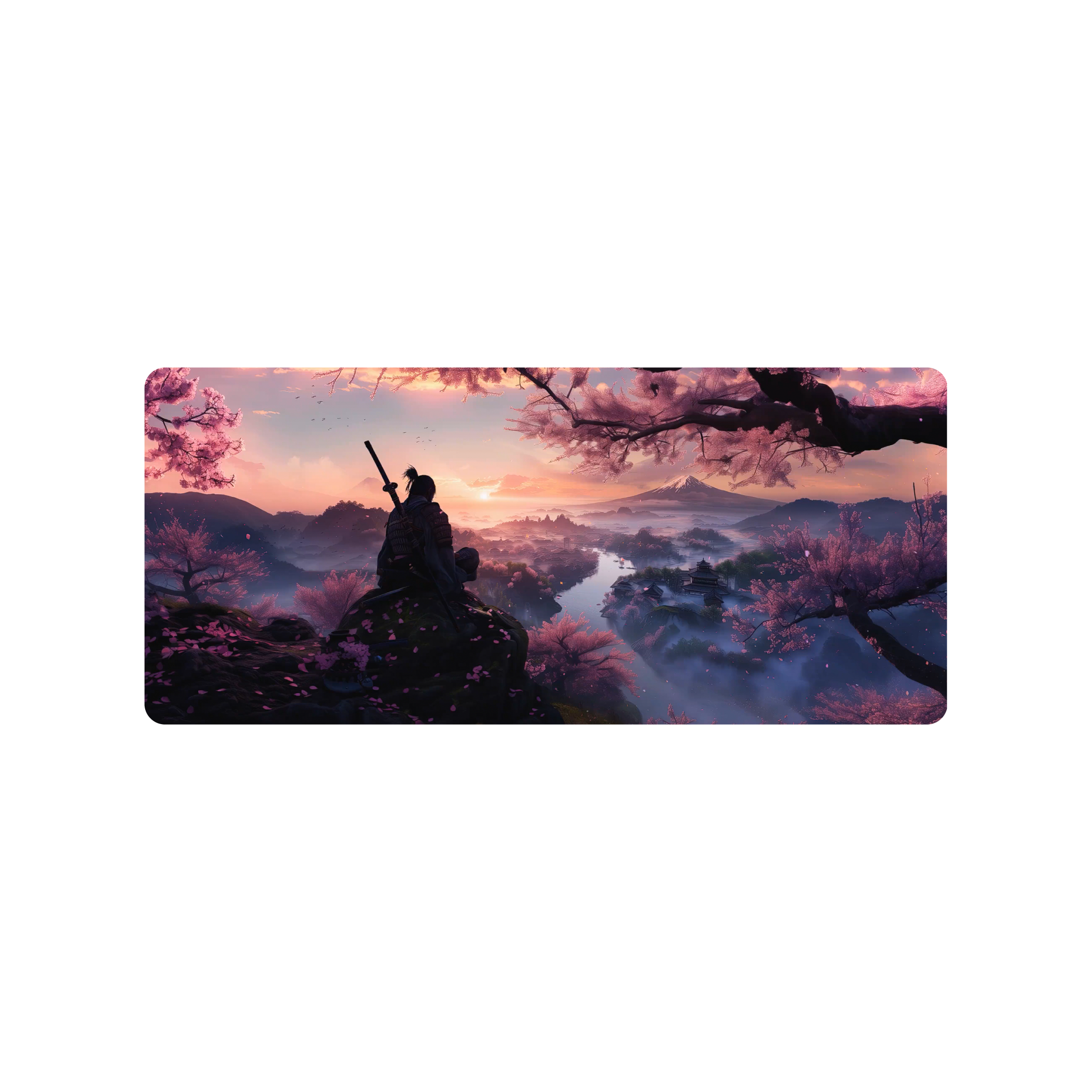 Mousepad samurai morning 80x35 Classic | Custom