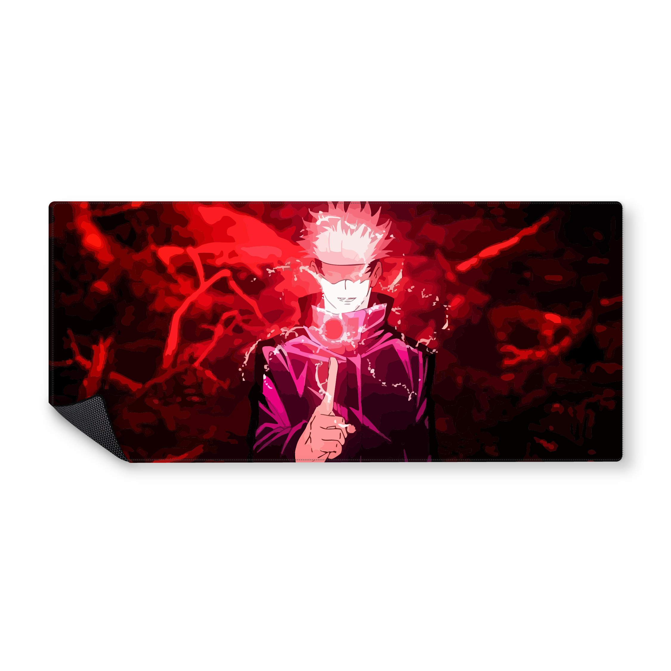 Mousepad satoru gojo rojo 90x40 PRO | Custom