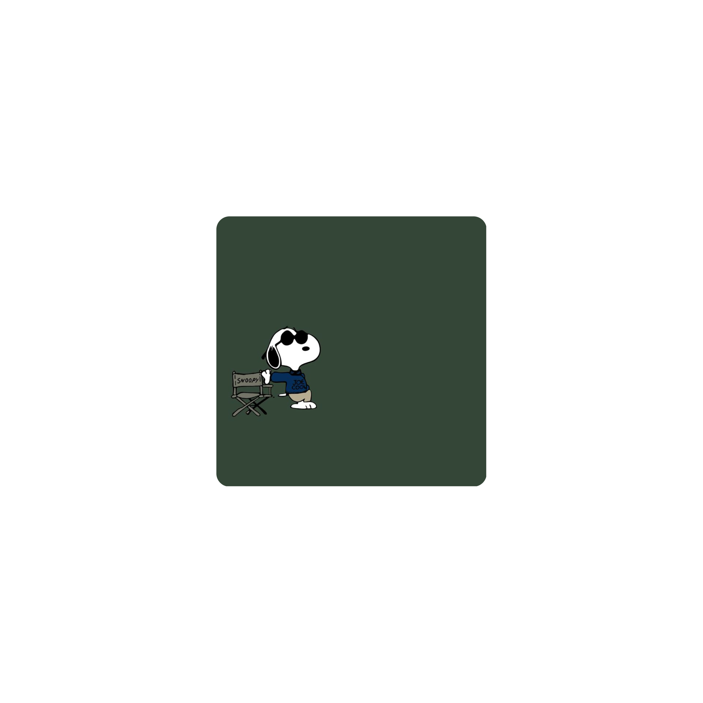 Mousepad snoopy cooll 25x25 Classic | Custom