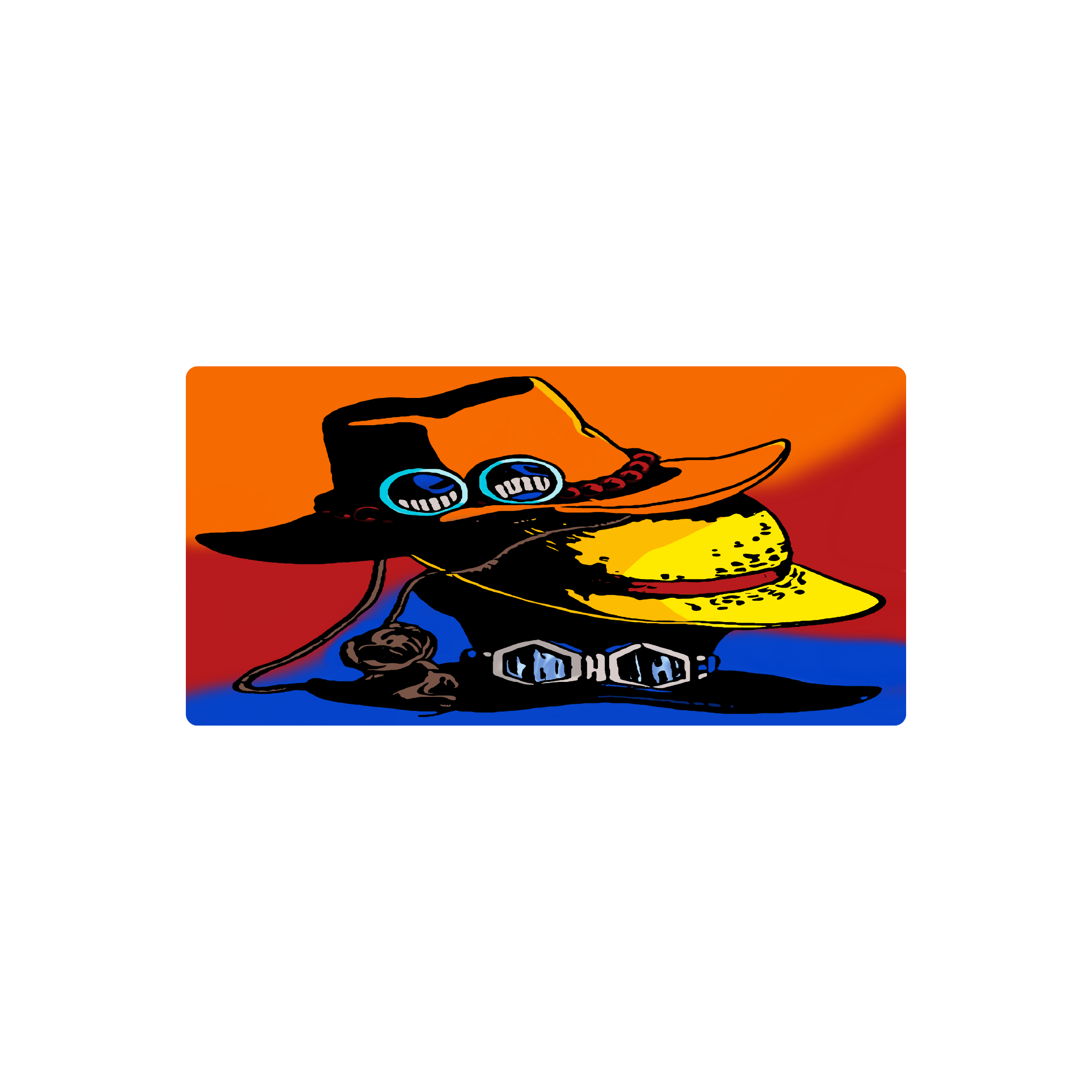 Mousepad sombreros de hermanos 91x45 Classic | Custom