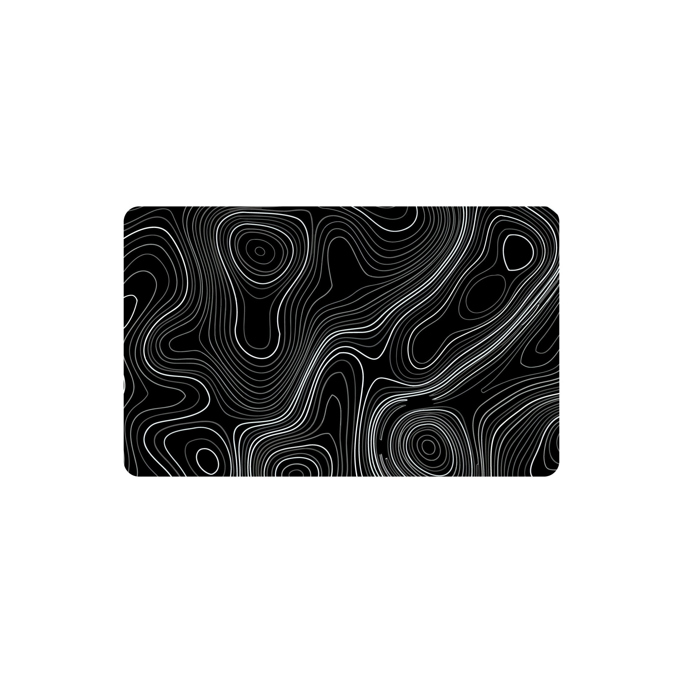 Mousepad topologia negra 97x60 Classic | Custom